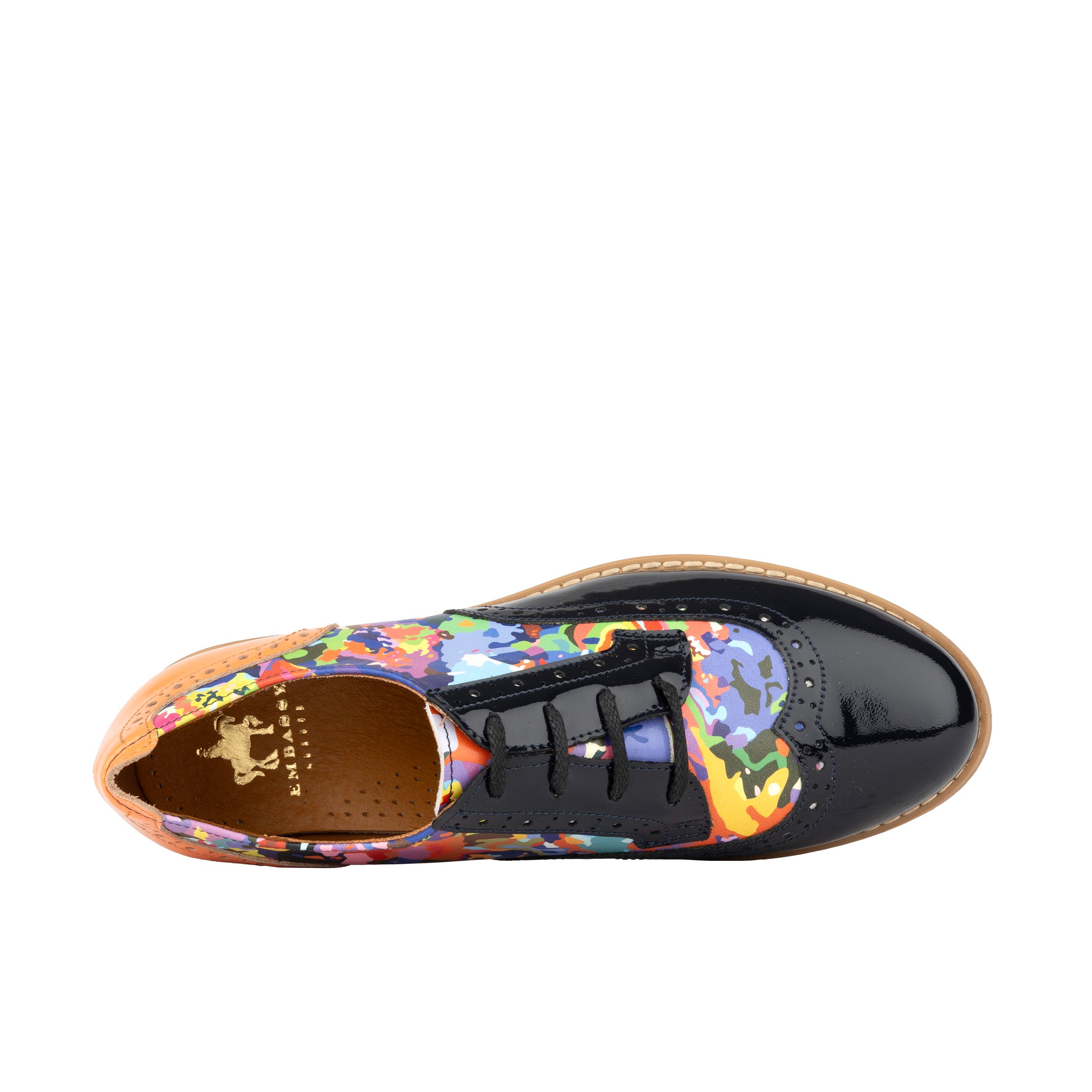 The Artist - Summer Colours - Women's derby leather shoe in vibrant colour