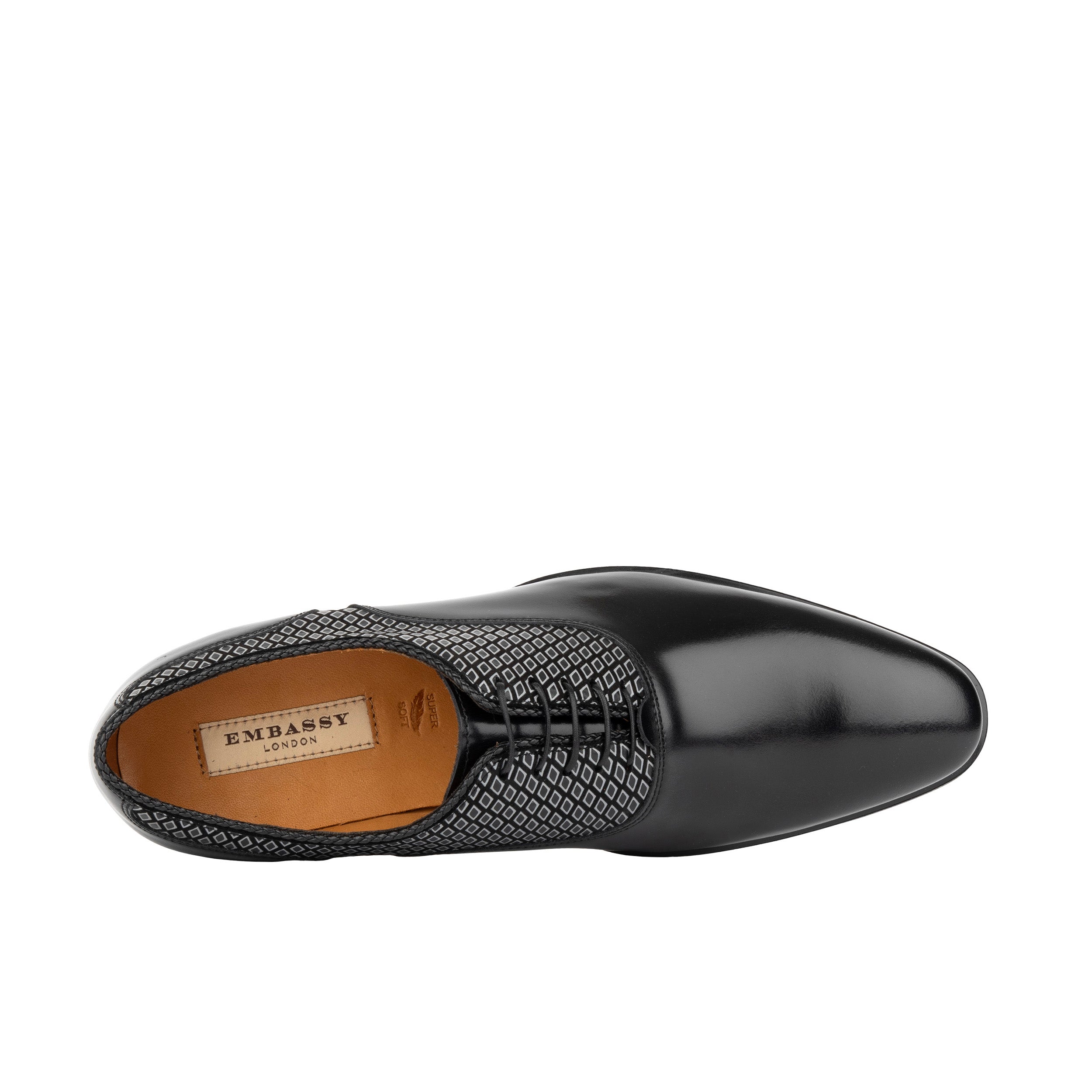 Arthur - Black & Black Diamond - Men’s Leather Dress Shoe