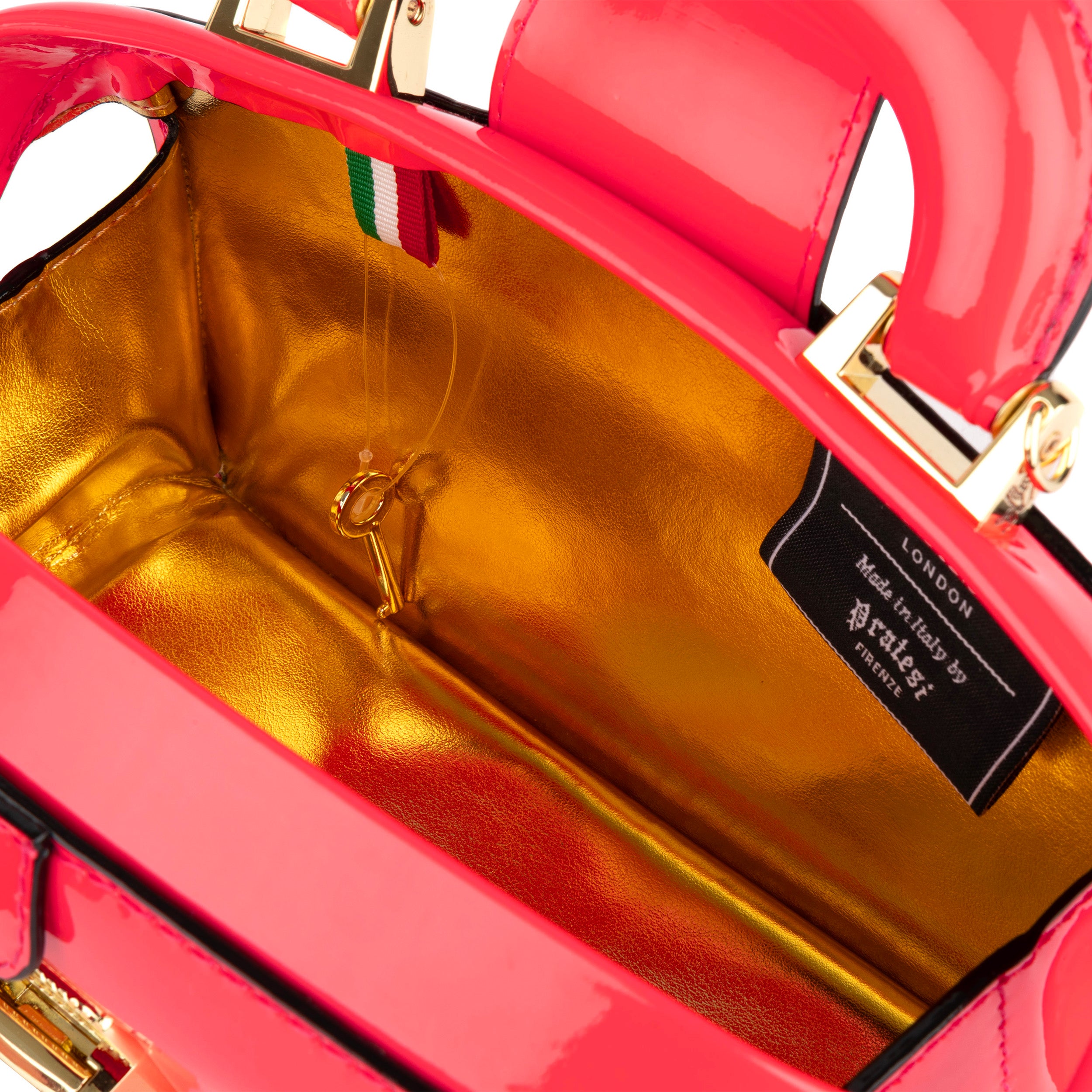 Gazelle Mini - Hot Pink - Women’s mini leather top handle & crossbody bag