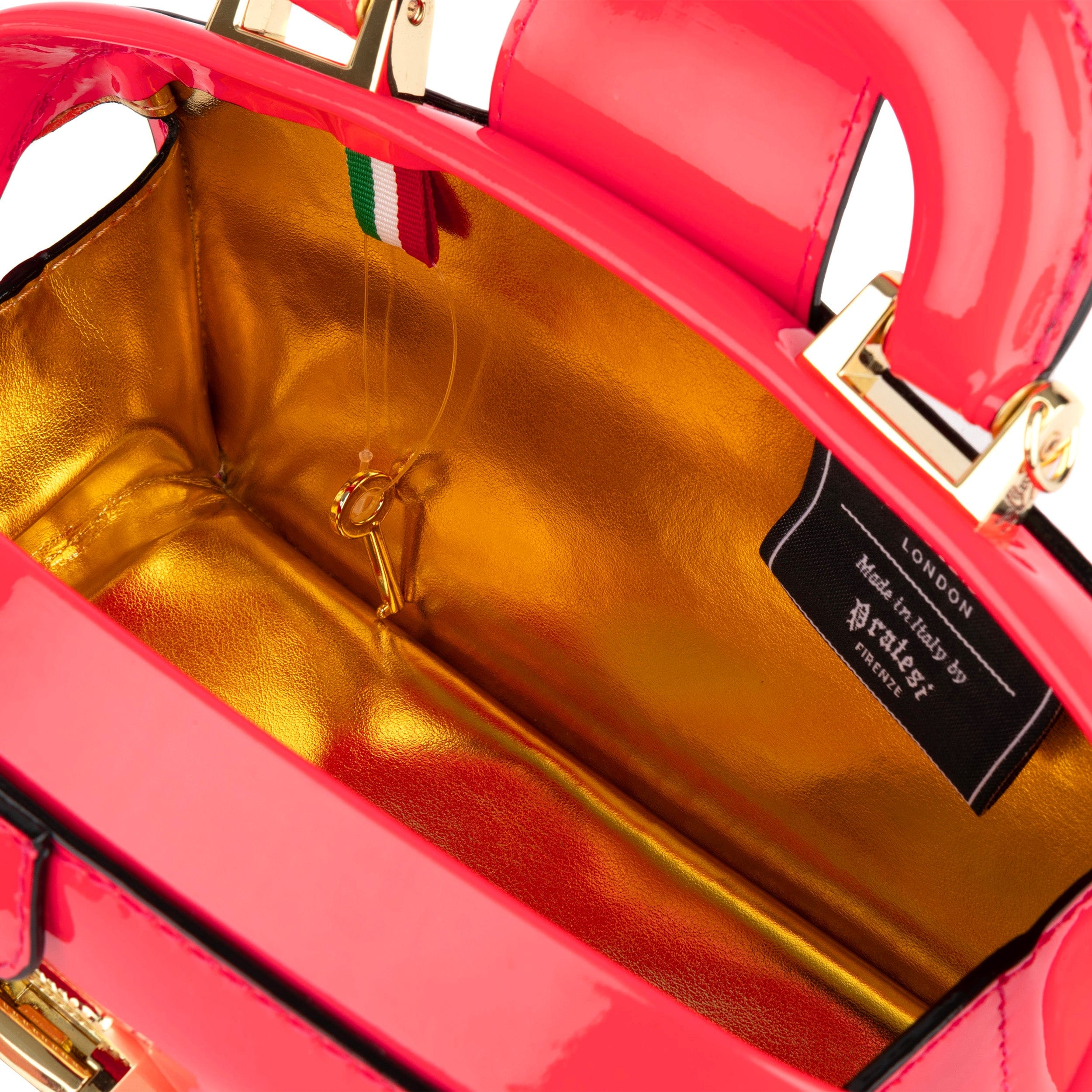 Gazelle Mini - Hot Pink - Women’s mini leather top handle & crossbody bag