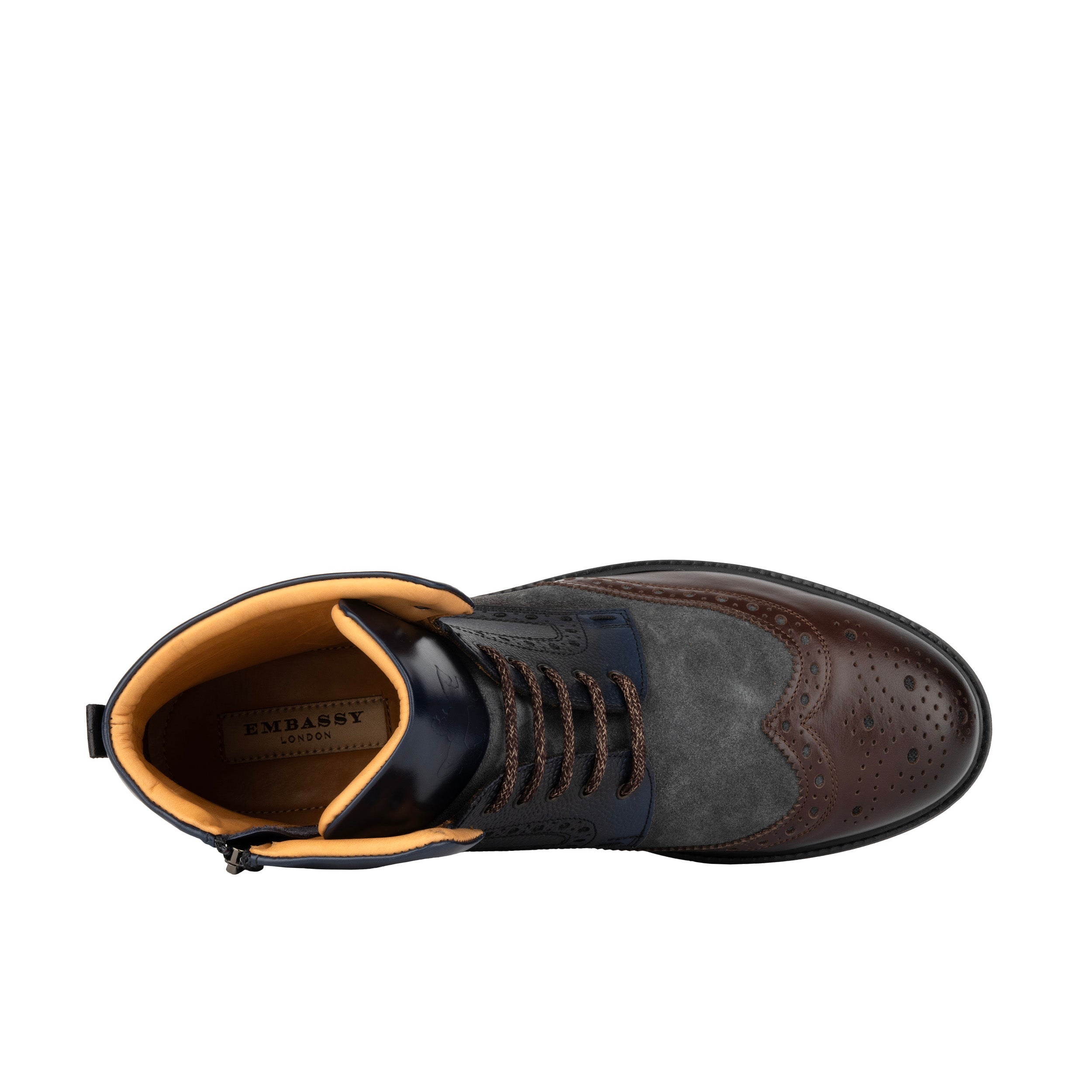 Wanderer - Navy & Grey & Burgundy