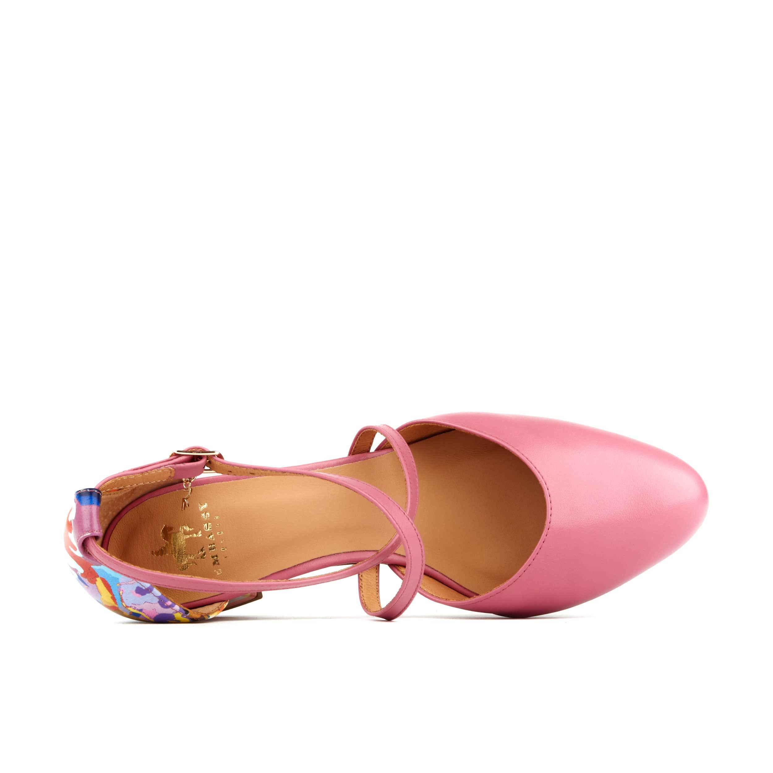 Dannii - Summer Colours - Women's pink leather closed toe comfortable 2.4 inch heel