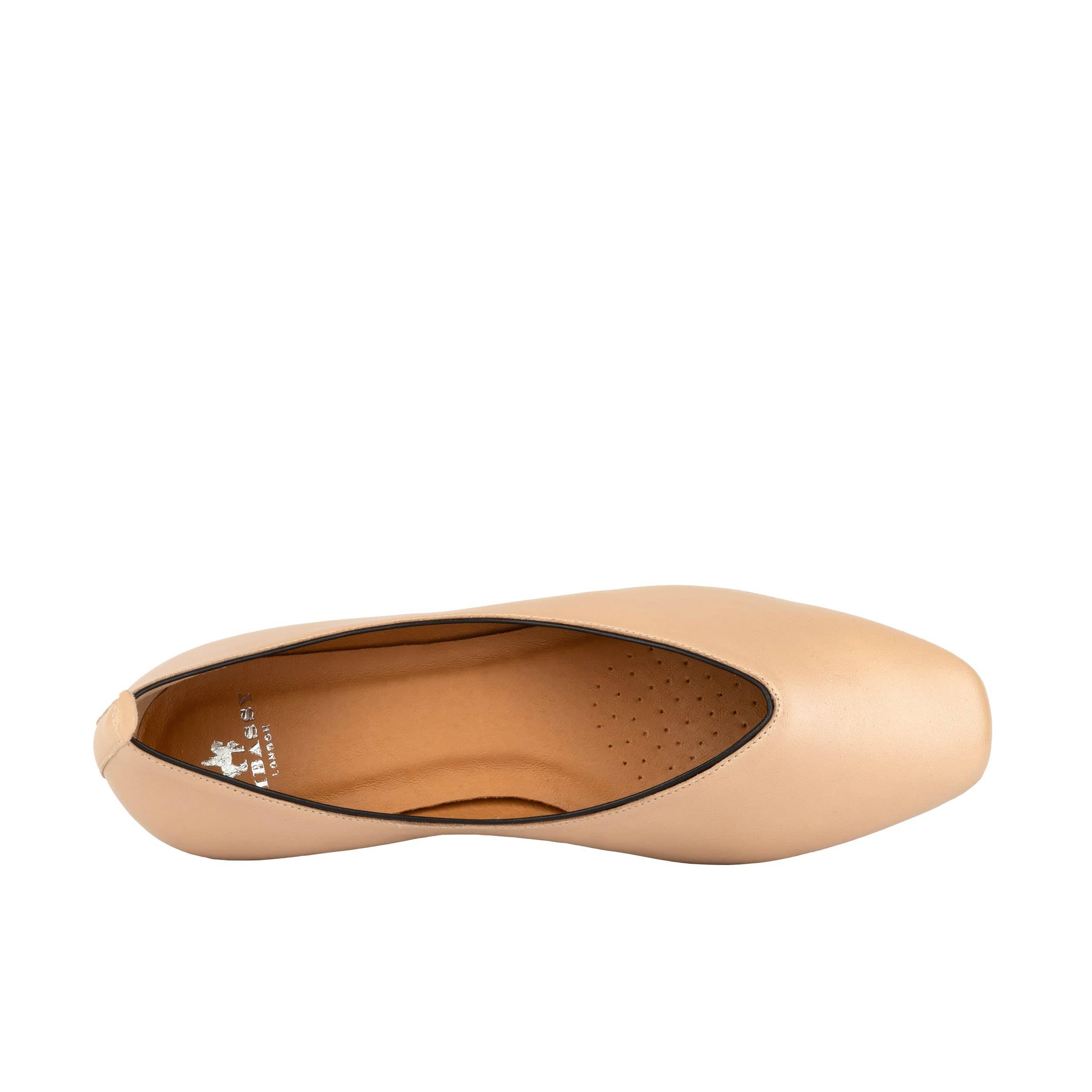 Savoy - Cream - Women's Leather Ballet Pump