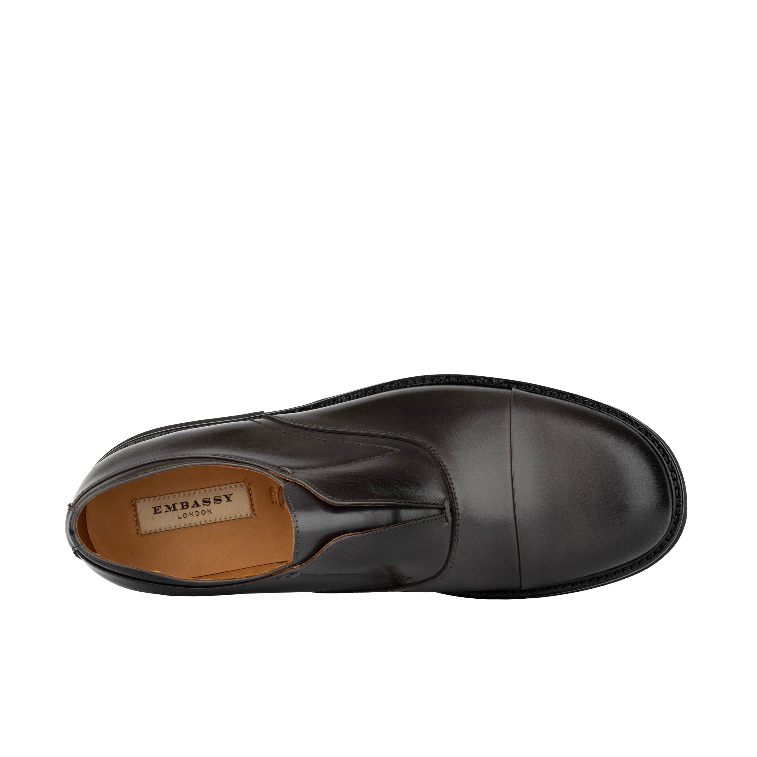 Dunlee - Grey - Men's leather slip-on loafer