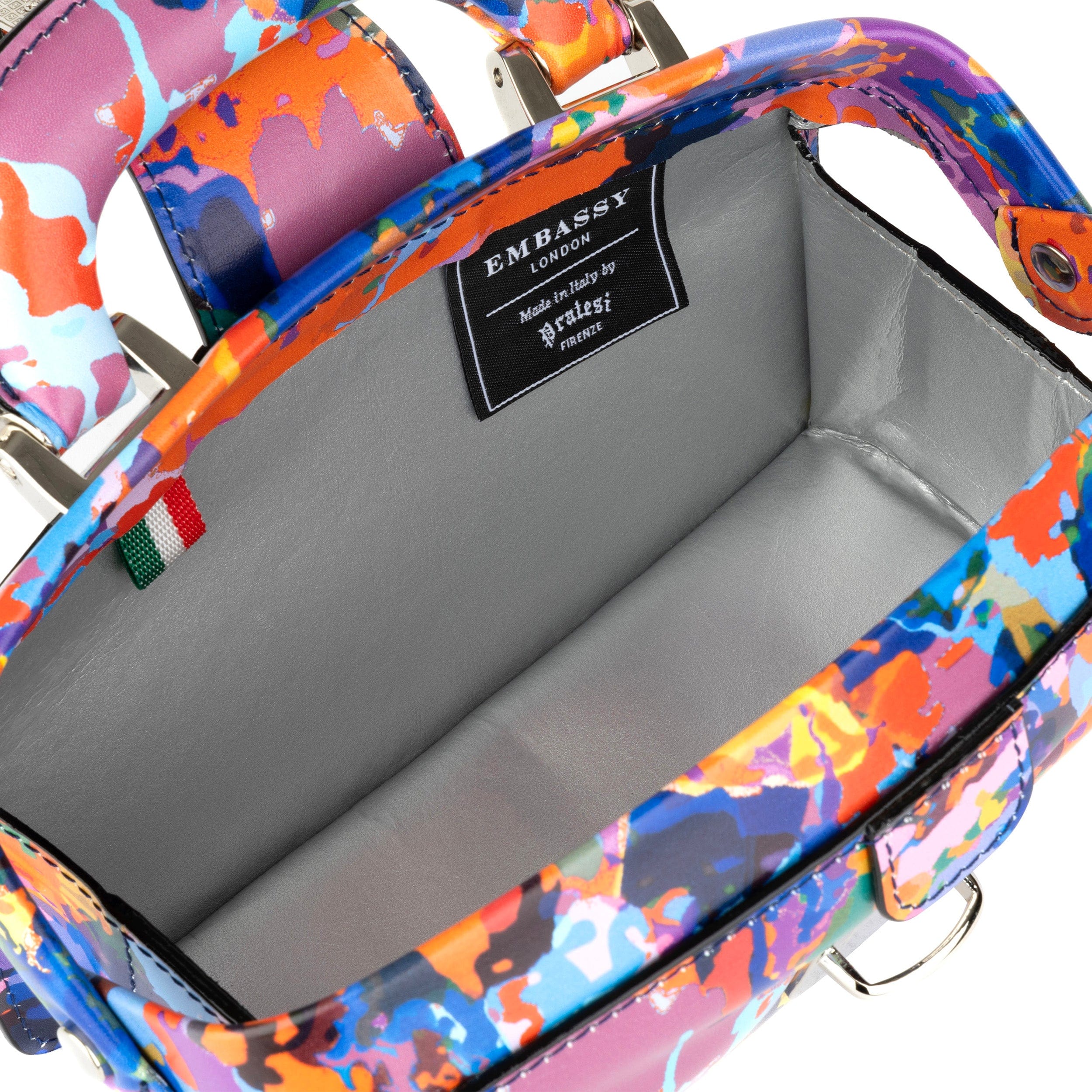 Gazelle Mini - Summer Colours - Mini structured bag in colourful genuine leather and key