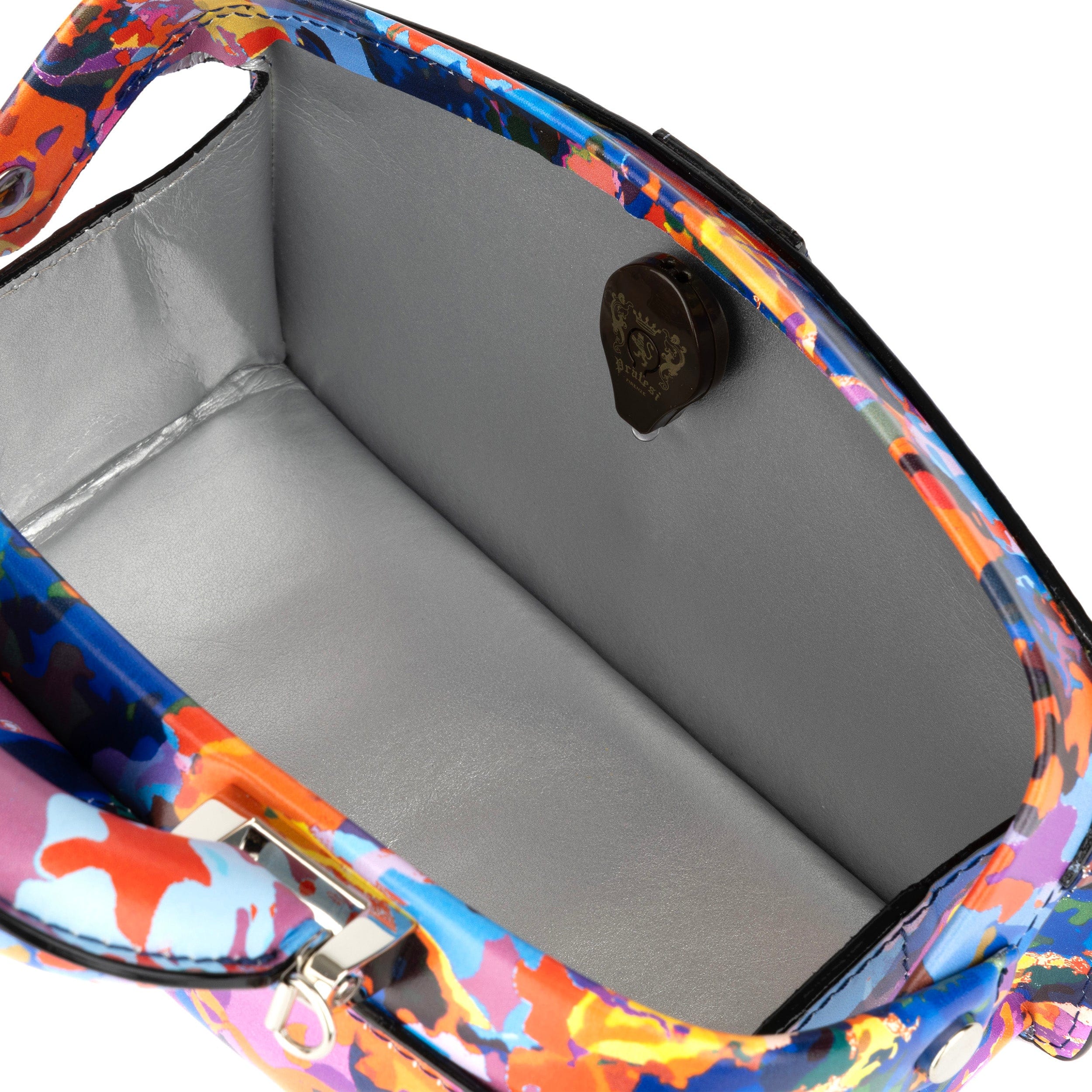 Gazelle Mini - Summer Colours - Mini structured bag in colourful genuine leather and key