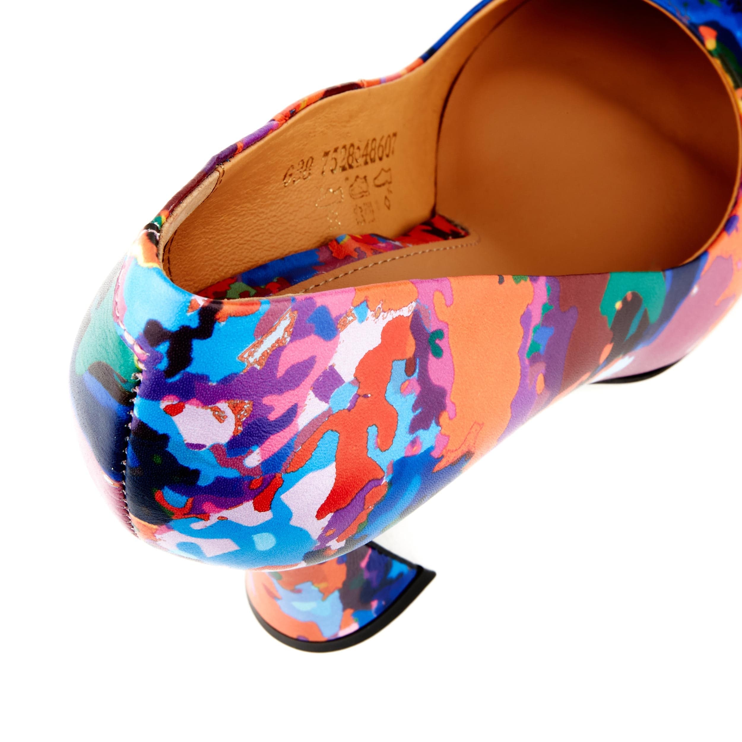 Emily - Summer Colours - Women's pointy 4 inch multicolour leather pump