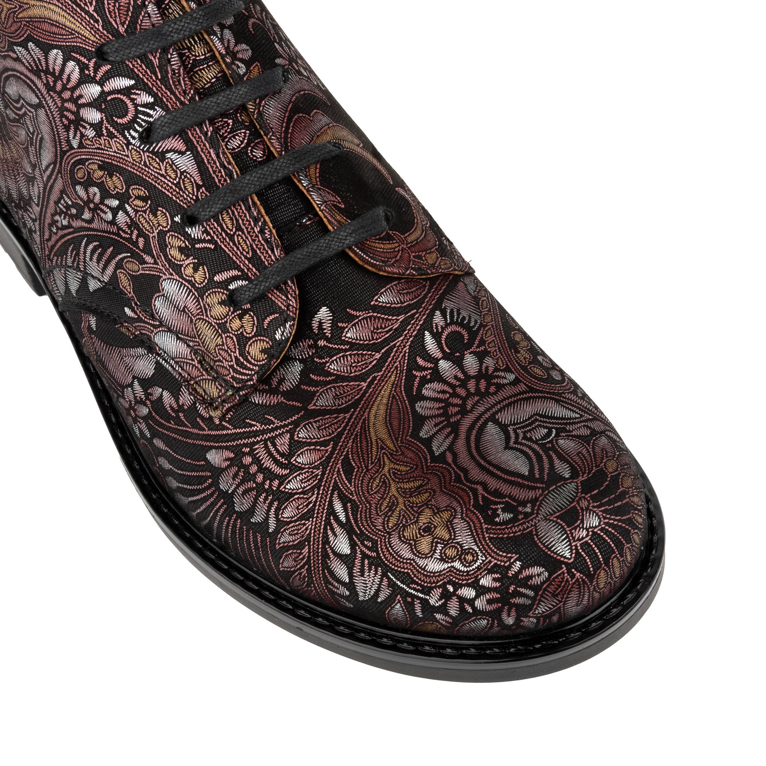 Laviva Mid - Black & Gold & Burgundy