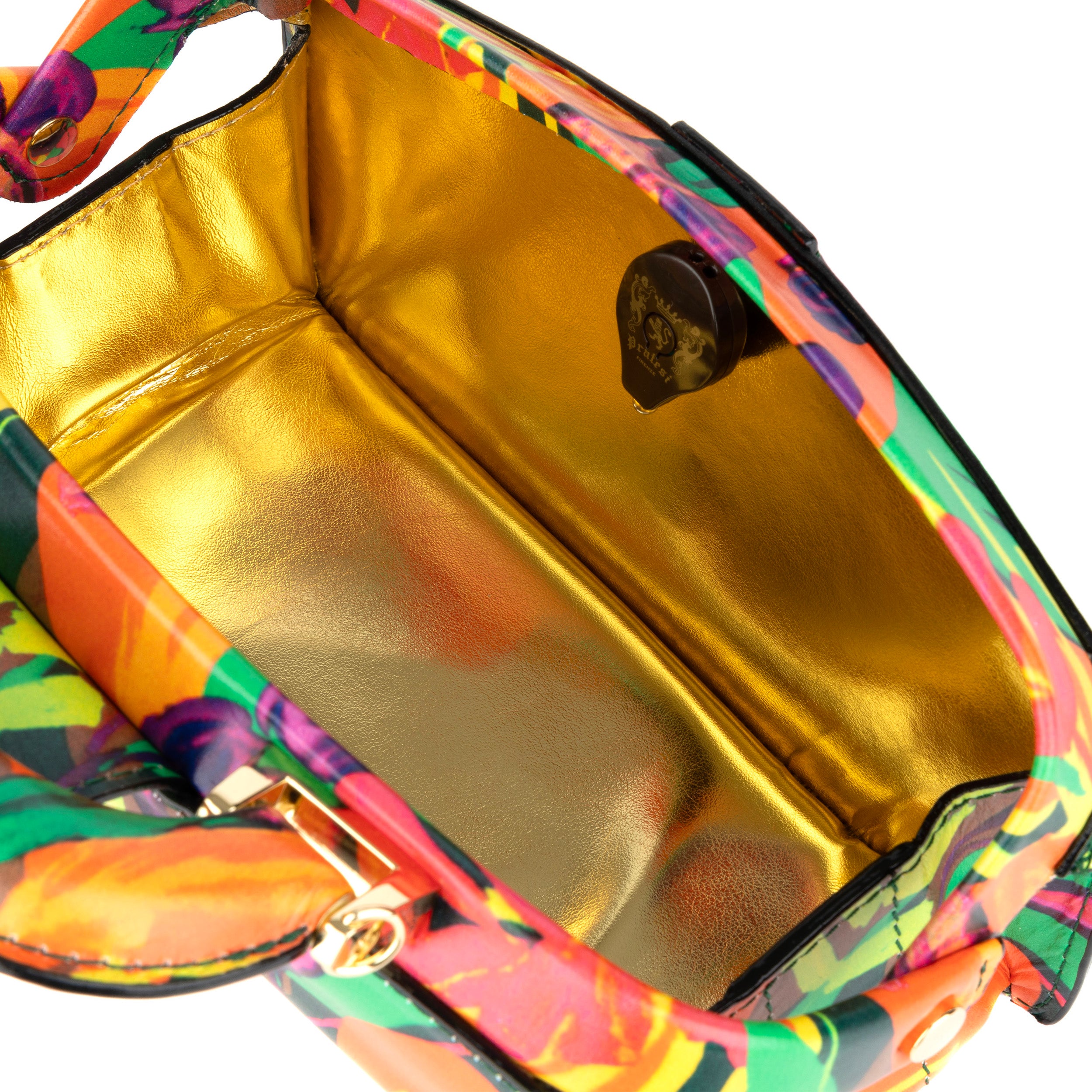 Gazelle Mini - Tropical - Women's mini bowling bag with handle and strap