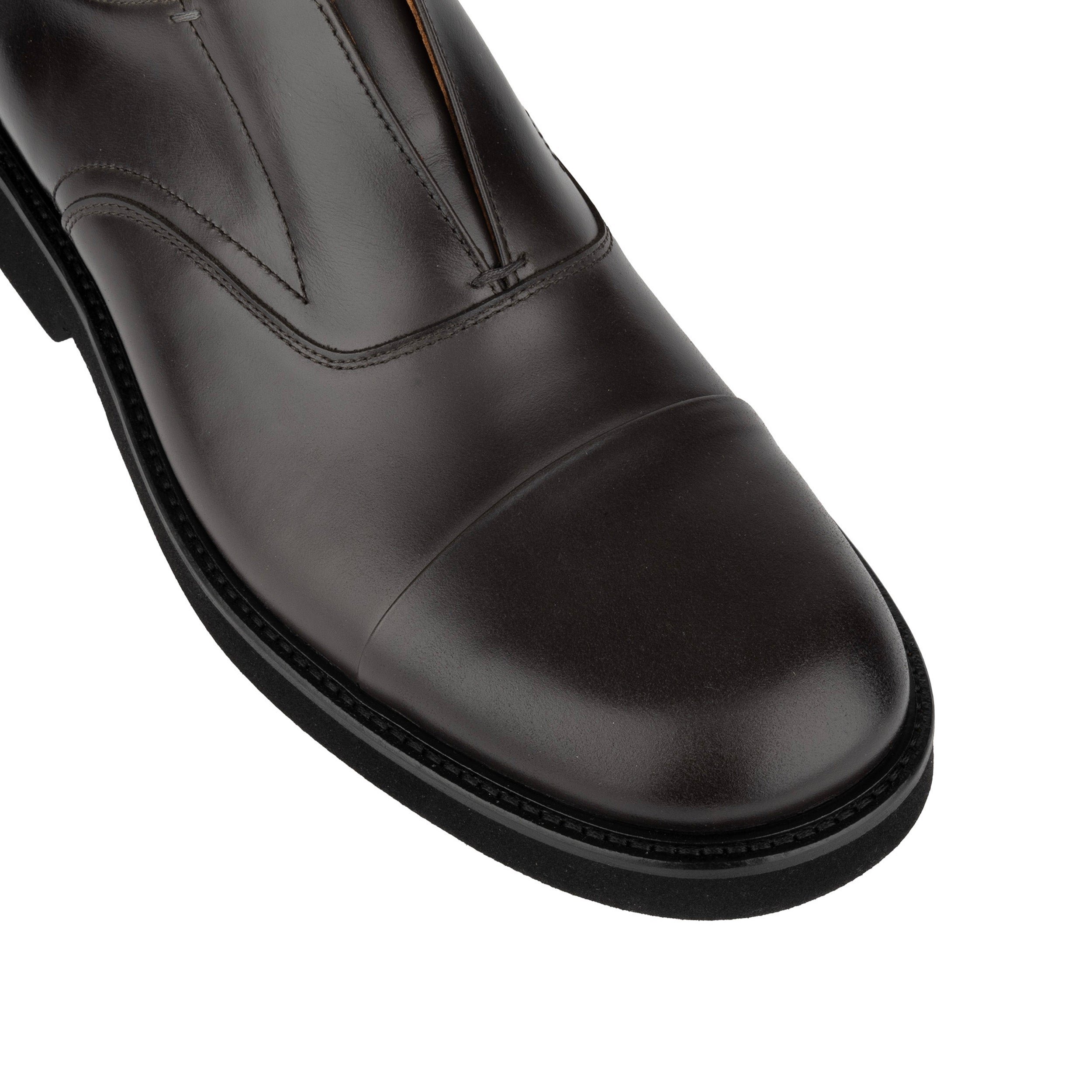 Dunlee - Grey - Men's leather slip-on loafer