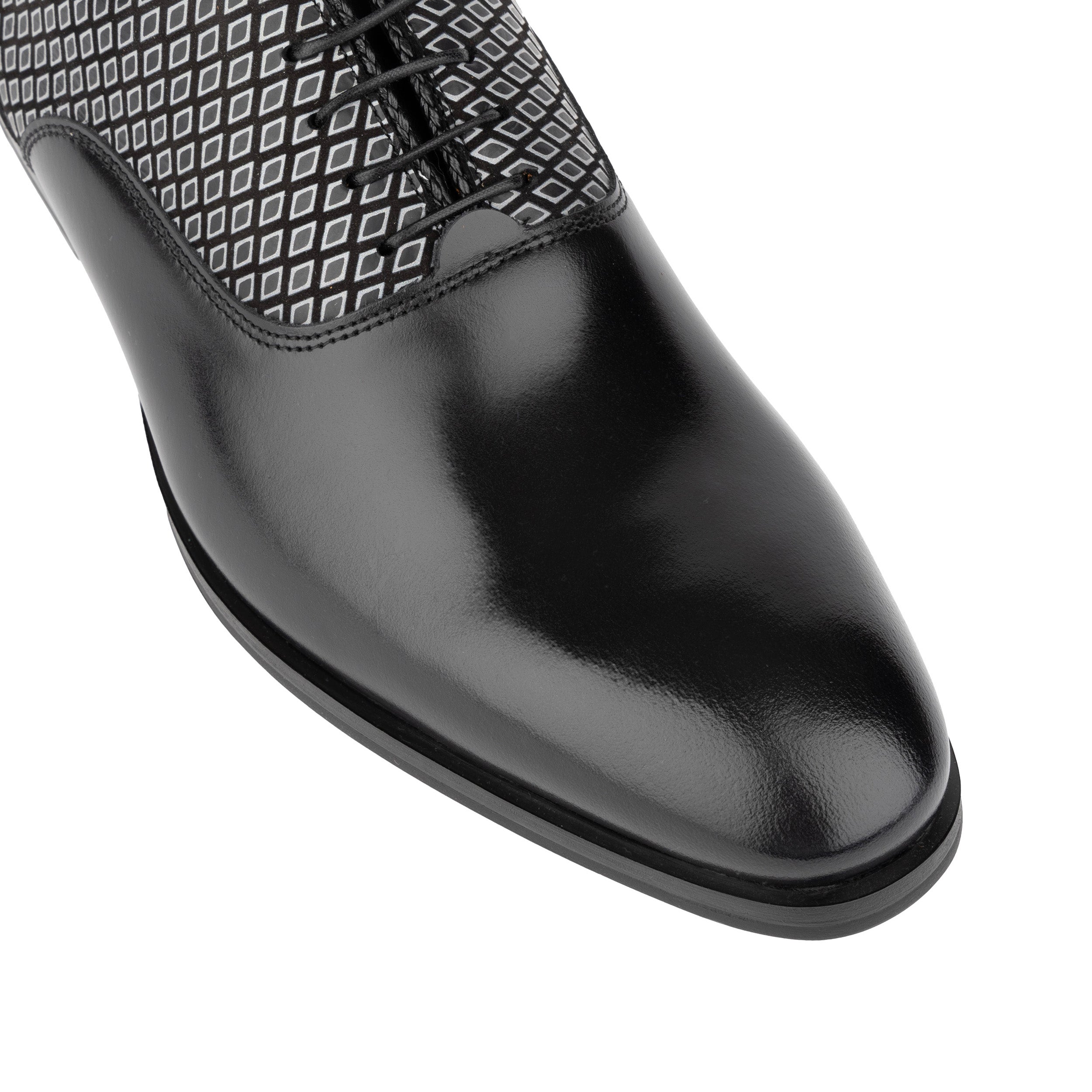 Arthur - Black & Black Diamond - Men’s Leather Dress Shoe