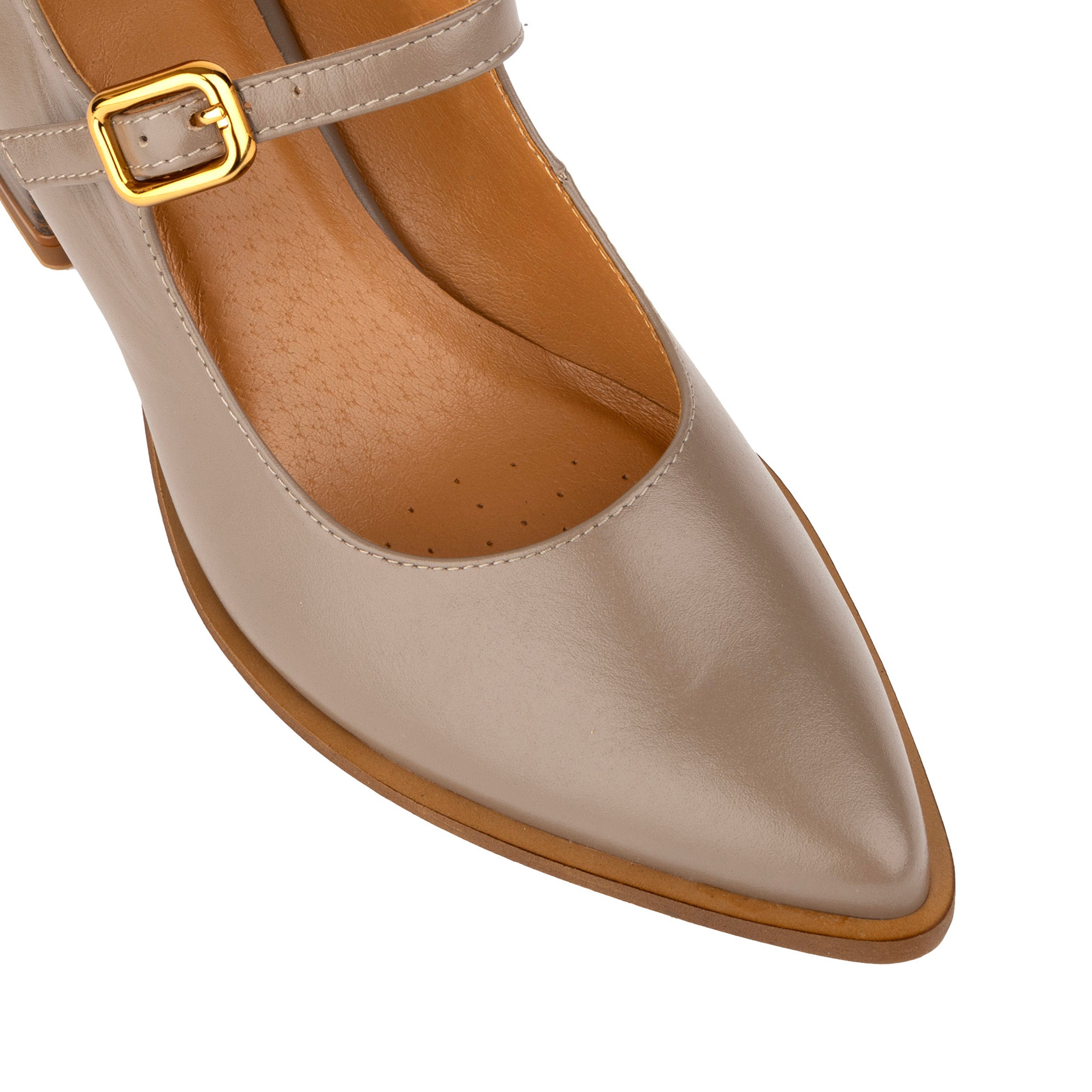 Hyde - Brown - Women's Leather Mary Jane Pump