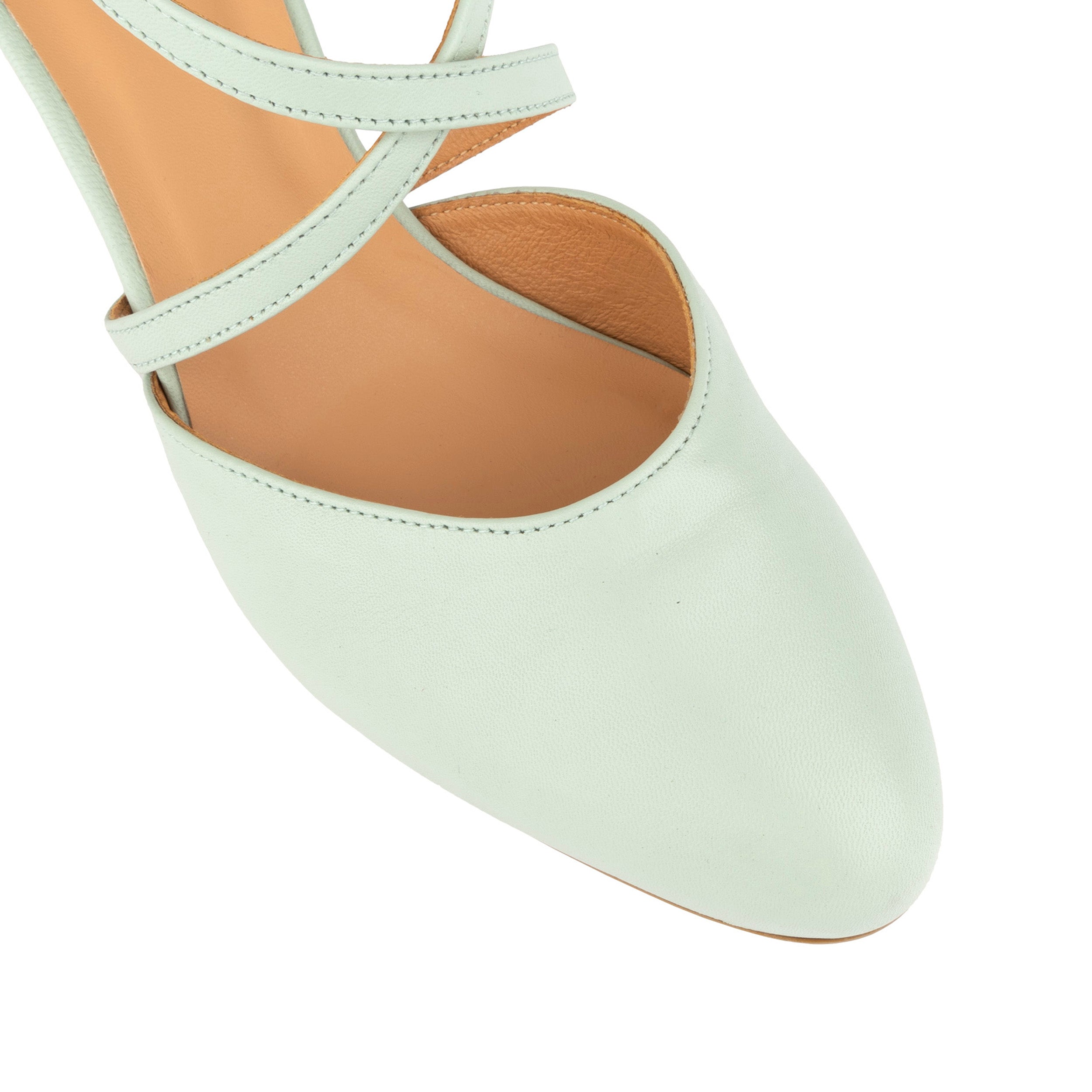 Dannii - Mint & Pastel Multi - Women's Leather Closed-Toe Block Heel