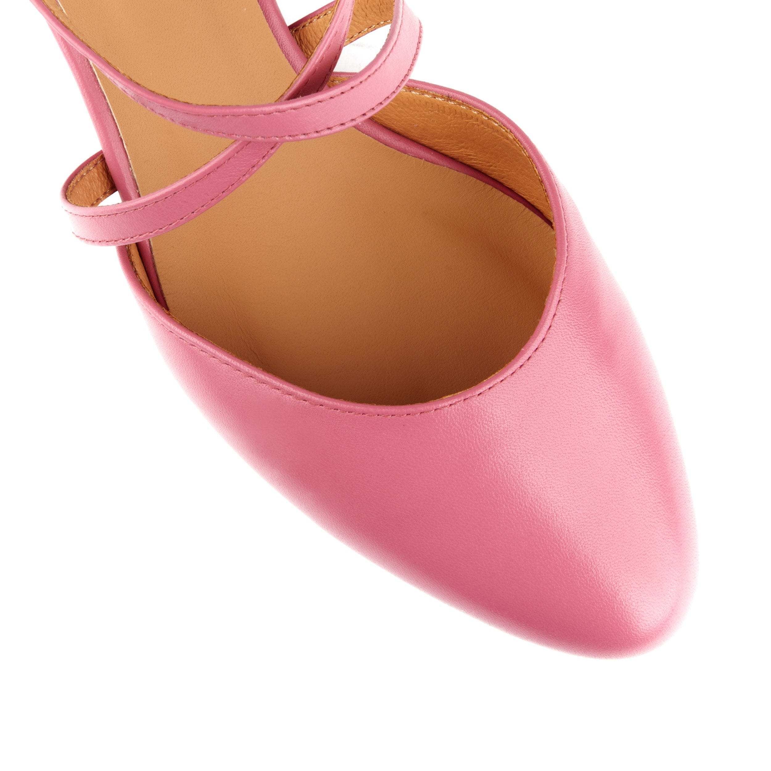 Dannii - Summer Colours - Women's pink leather closed toe comfortable 2.4 inch heel