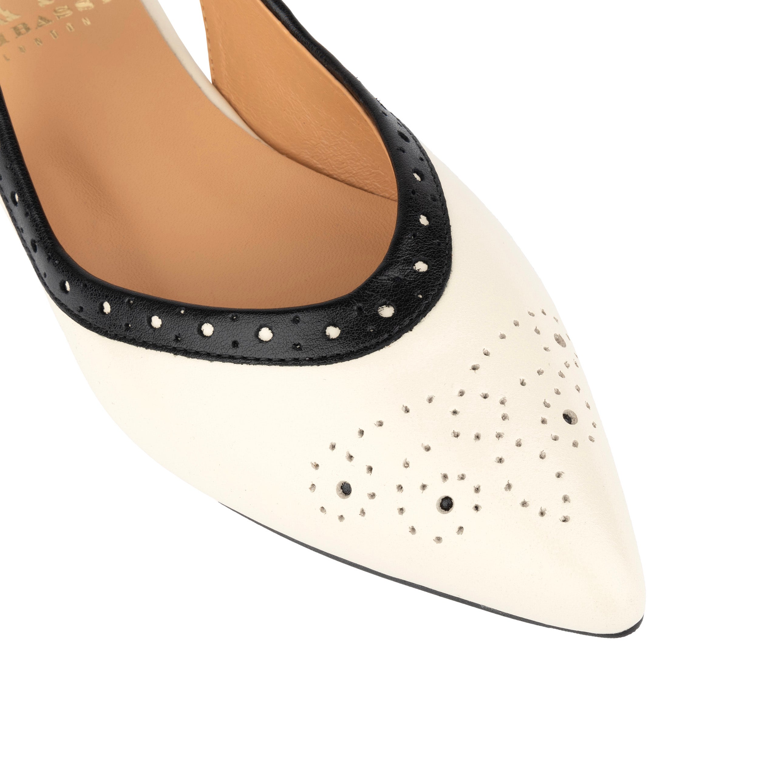 Holly - Cream & Black