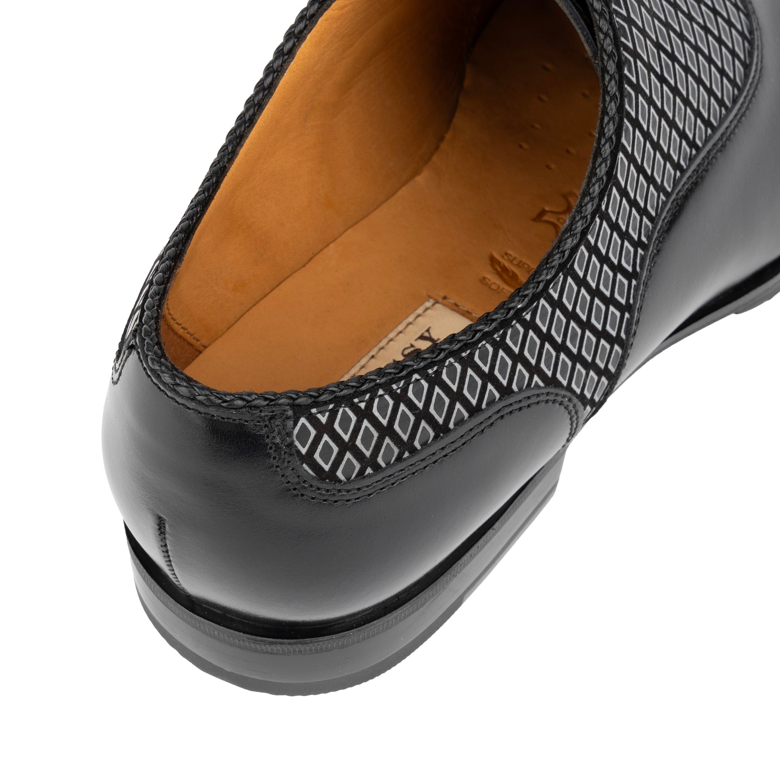 Arthur - Black & Black Diamond - Men’s Leather Dress Shoe