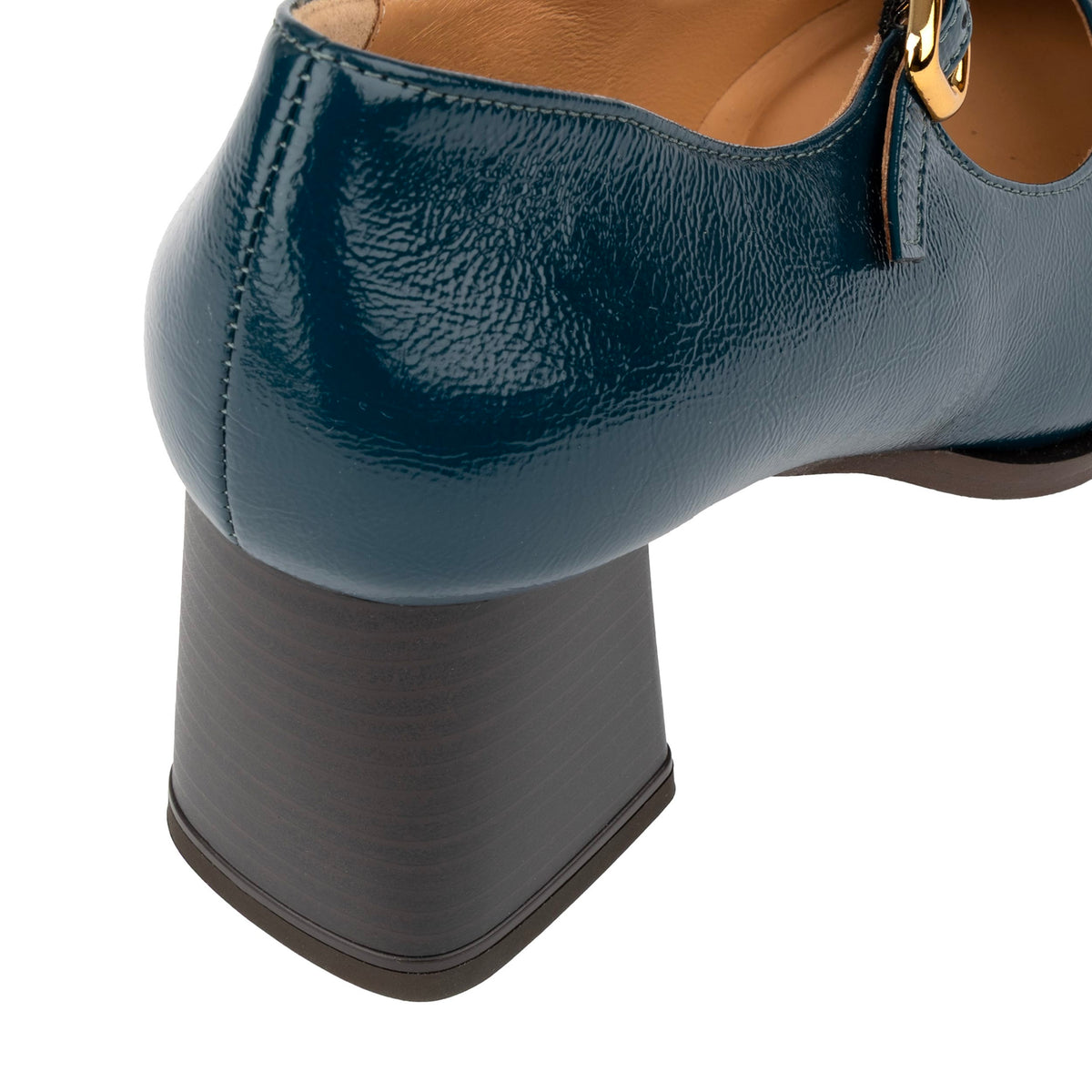 Hyde - Dark Teal - Women's Leather Mary Jane Pump