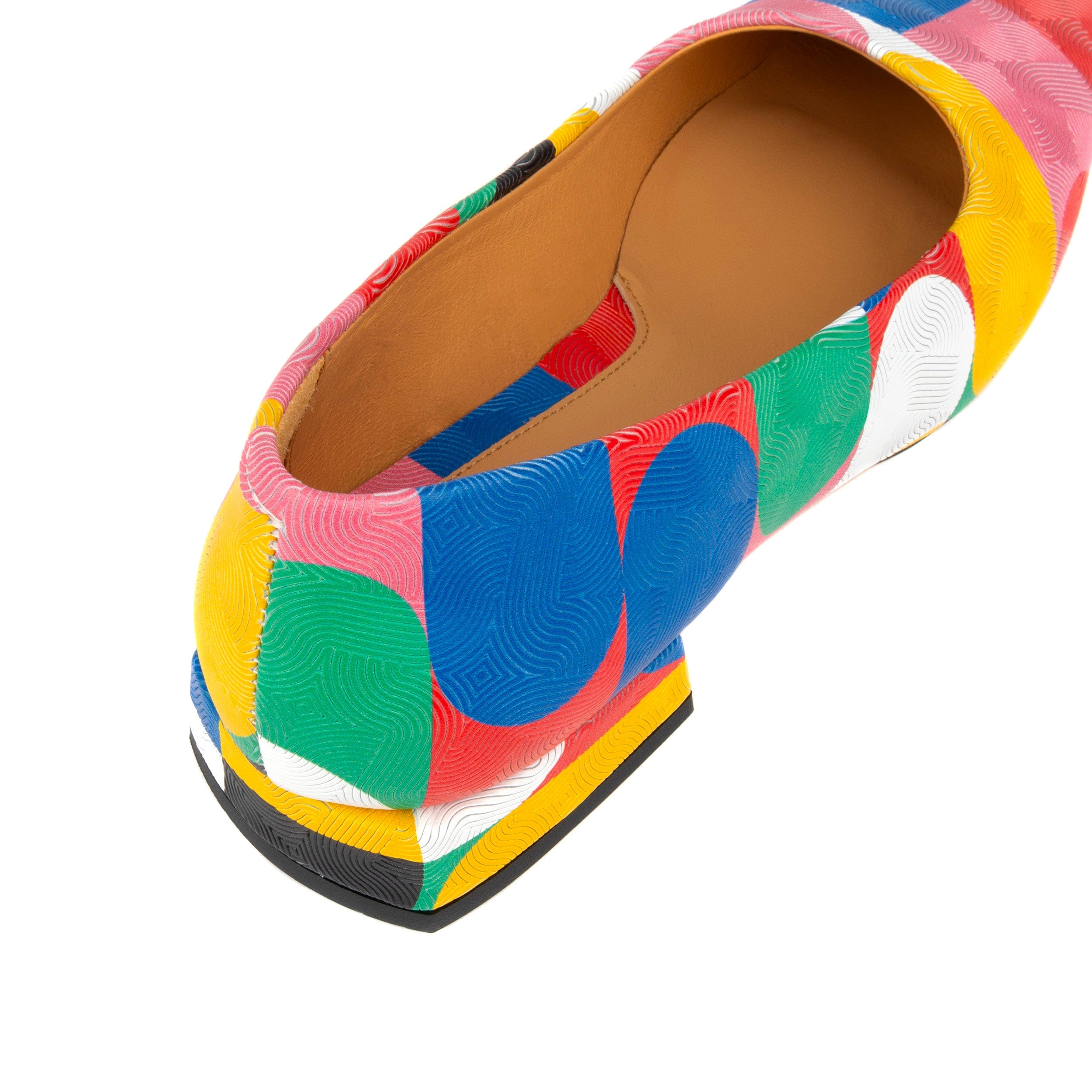 Ballerina - Groovy - Women's low heel leather ballet flat