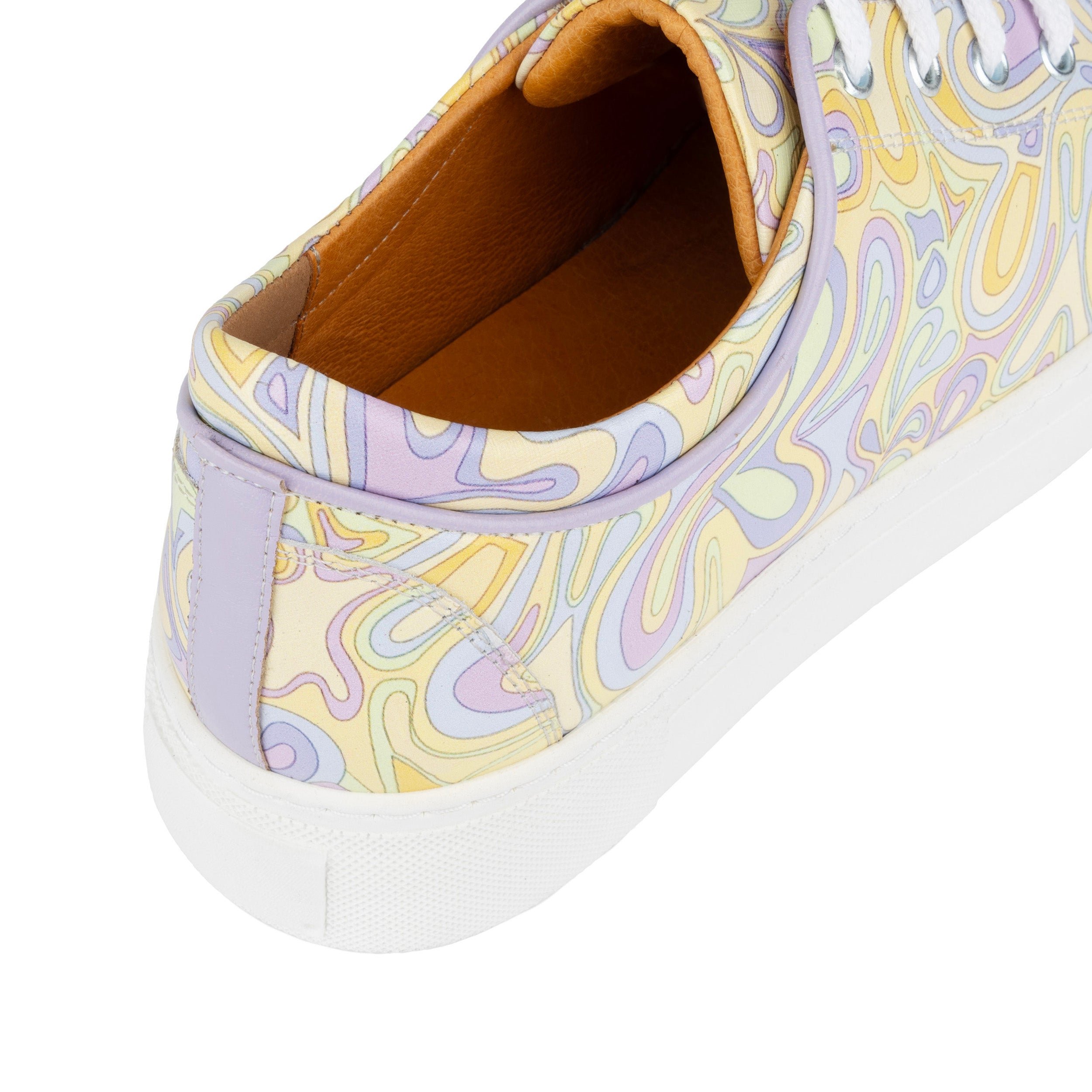Camila - Pastel Multi - Women’s Chunky Leather Platform Trainer