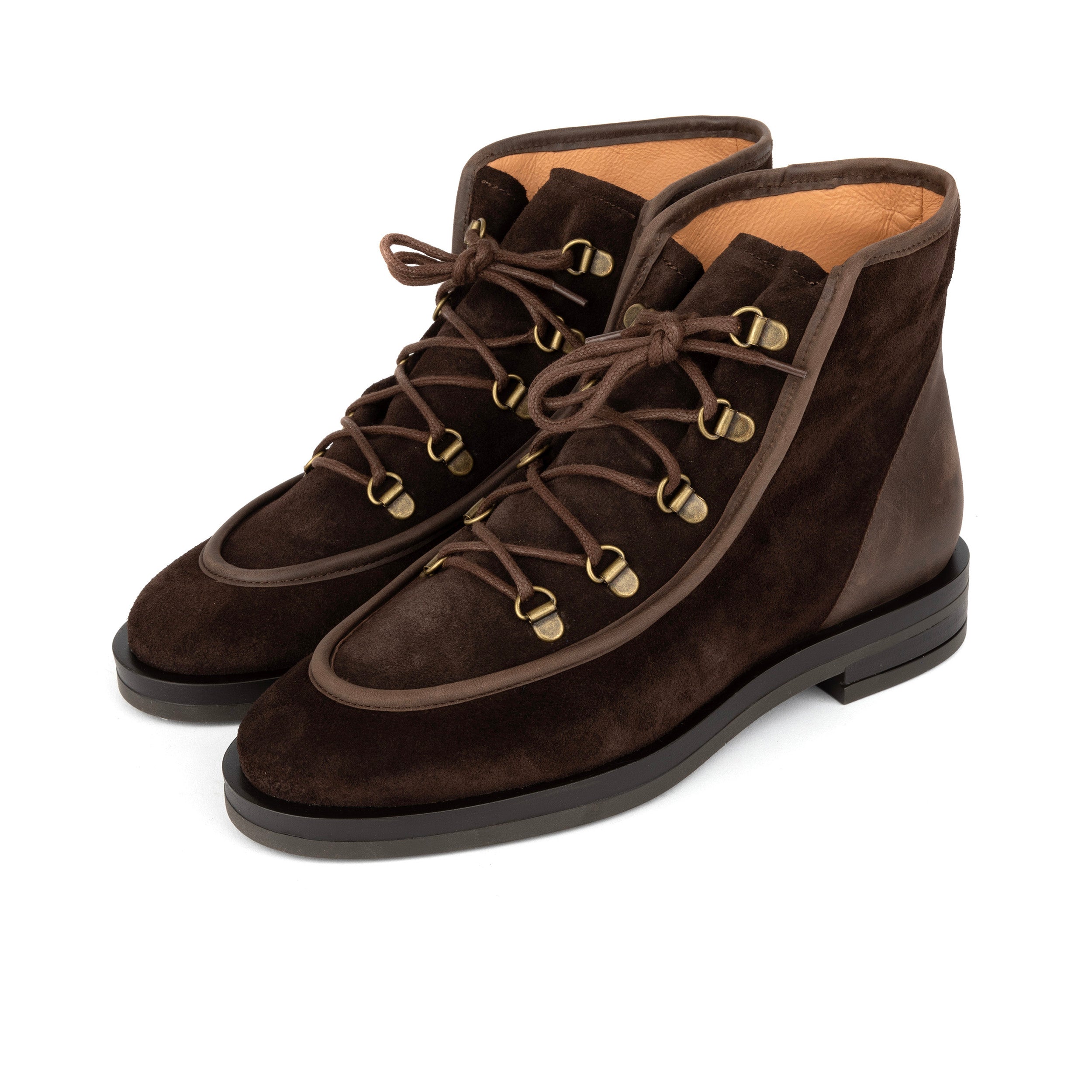 Hedera - Dark Brown - Women's Suede Alpine Boot