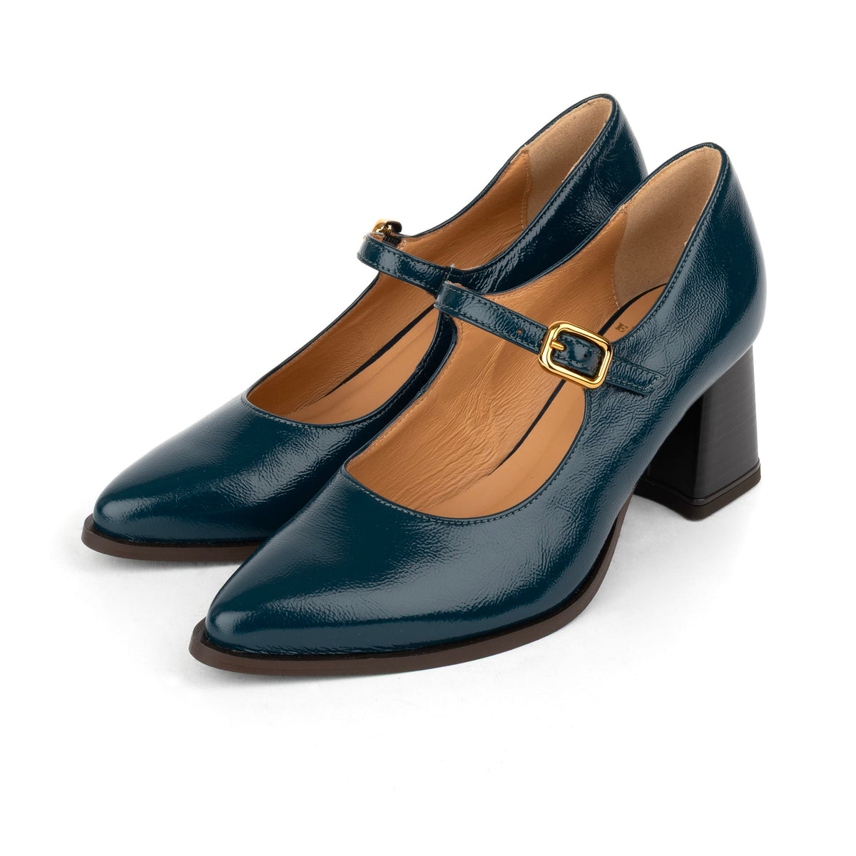 Hyde - Dark Teal - Women's Leather Mary Jane Pump