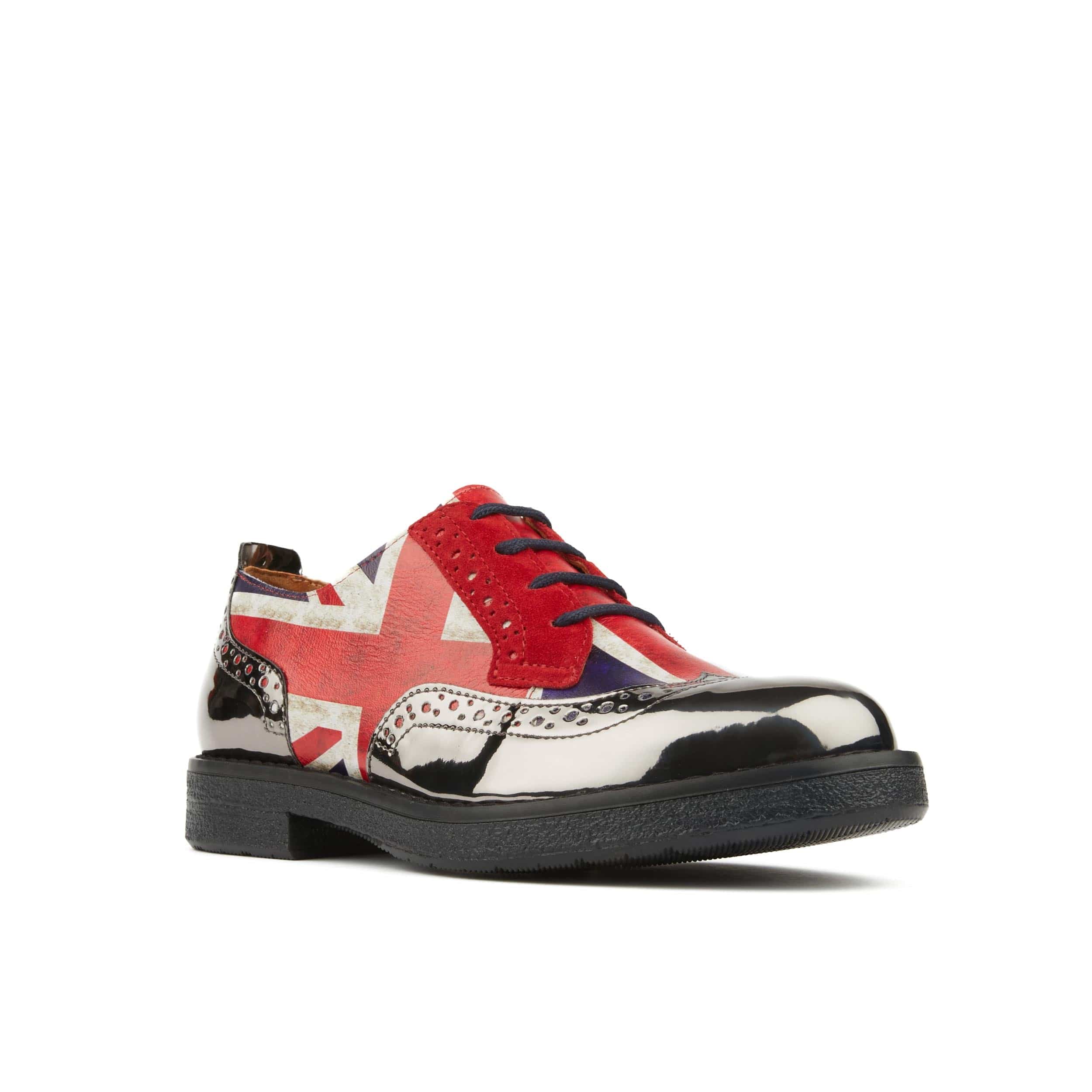The Artist - Jubilee -Women's leather lace-up shoe with brogue detailing