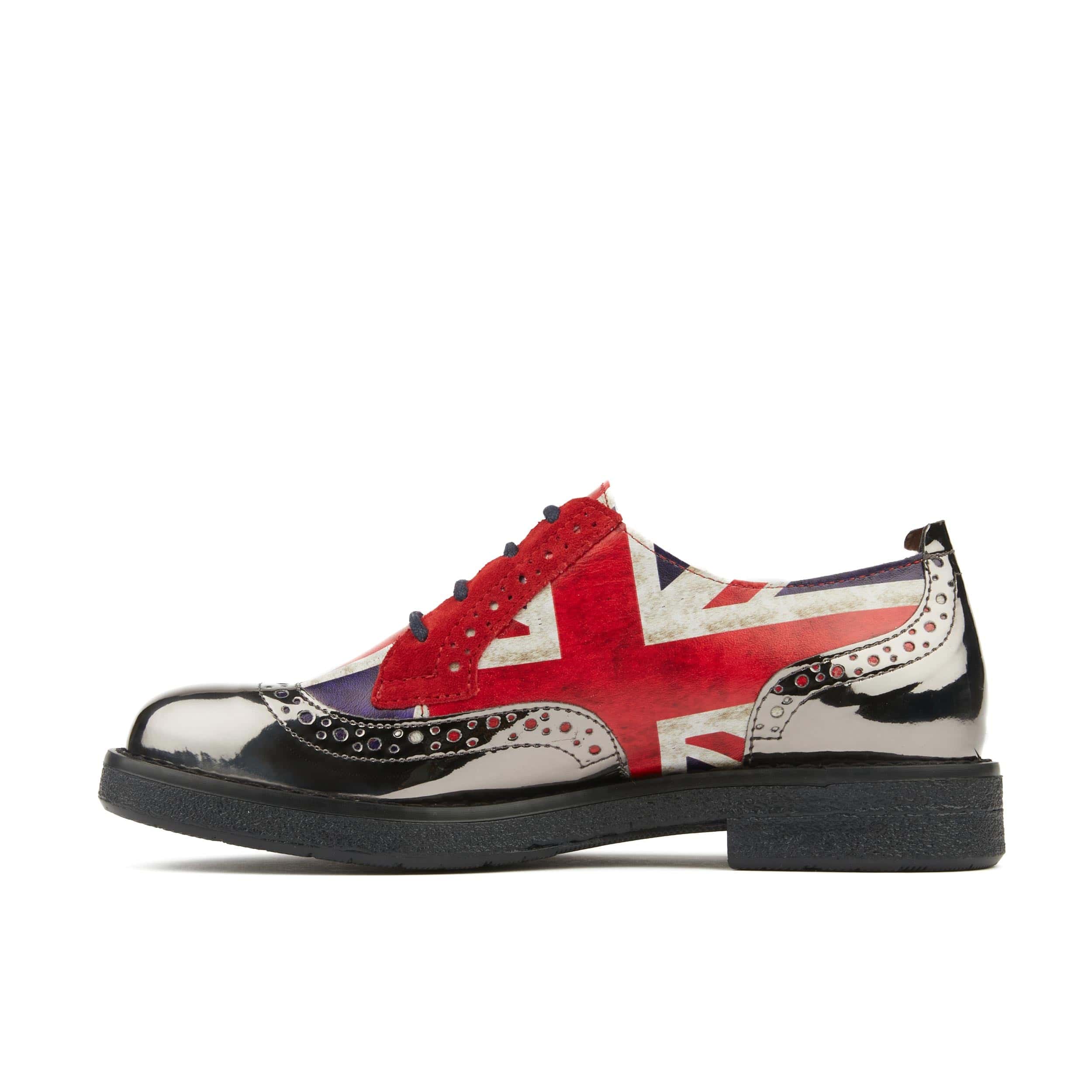 The Artist - Jubilee -Women's leather lace-up shoe with brogue detailing