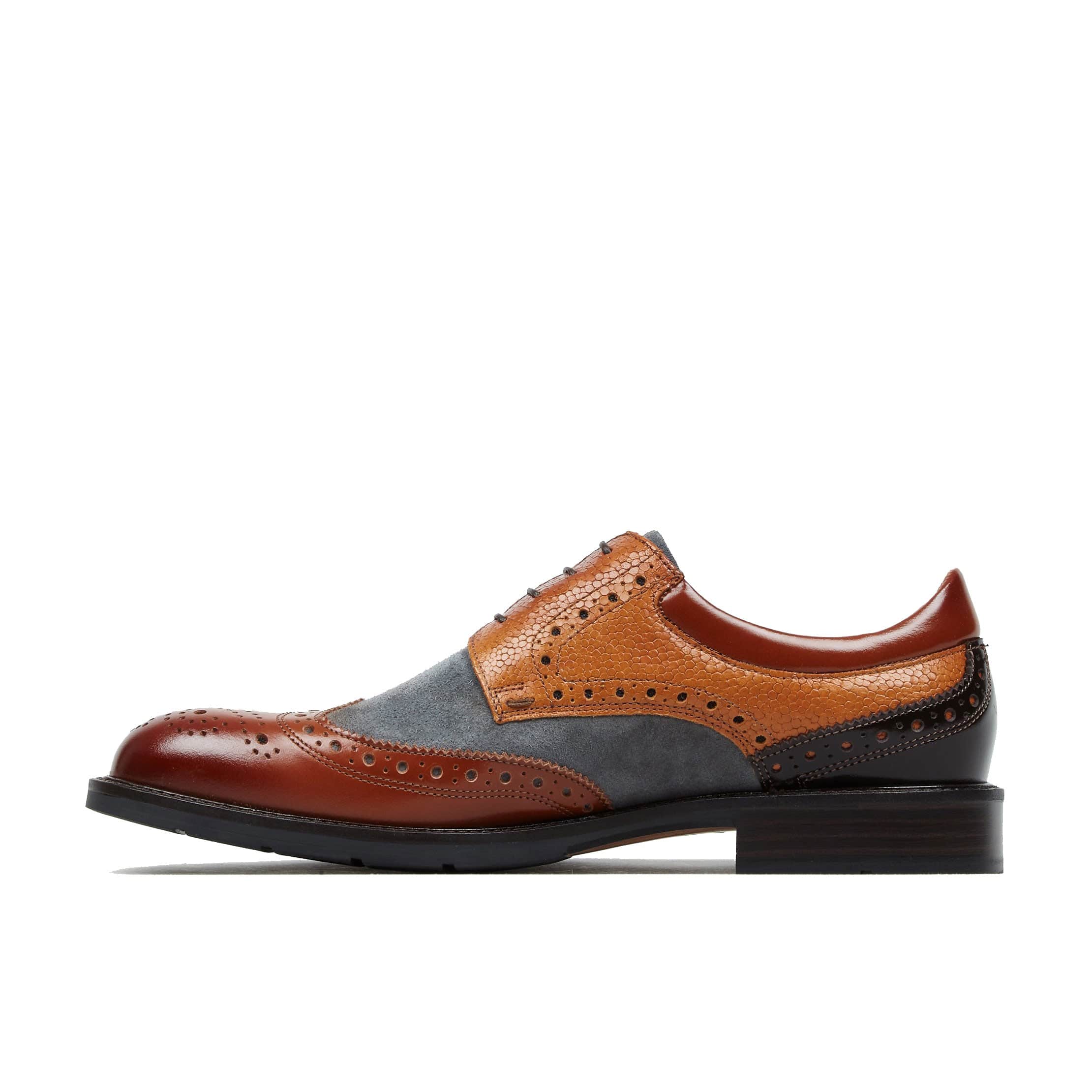 Toledo - Foxy - Men's leather & suede Oxford shoe