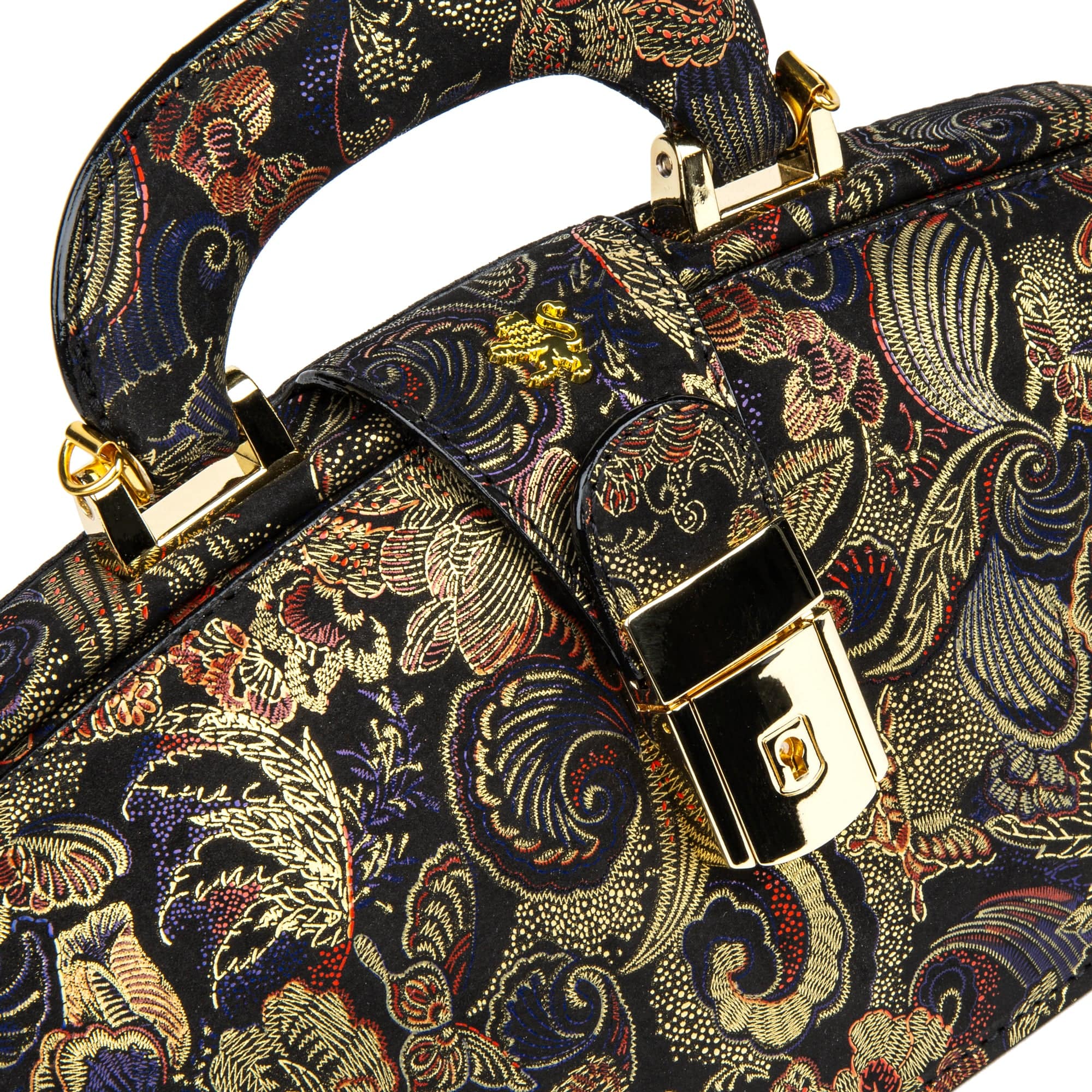 Gazelle - Black Multi - Women’s leather top handle & crossbody bag