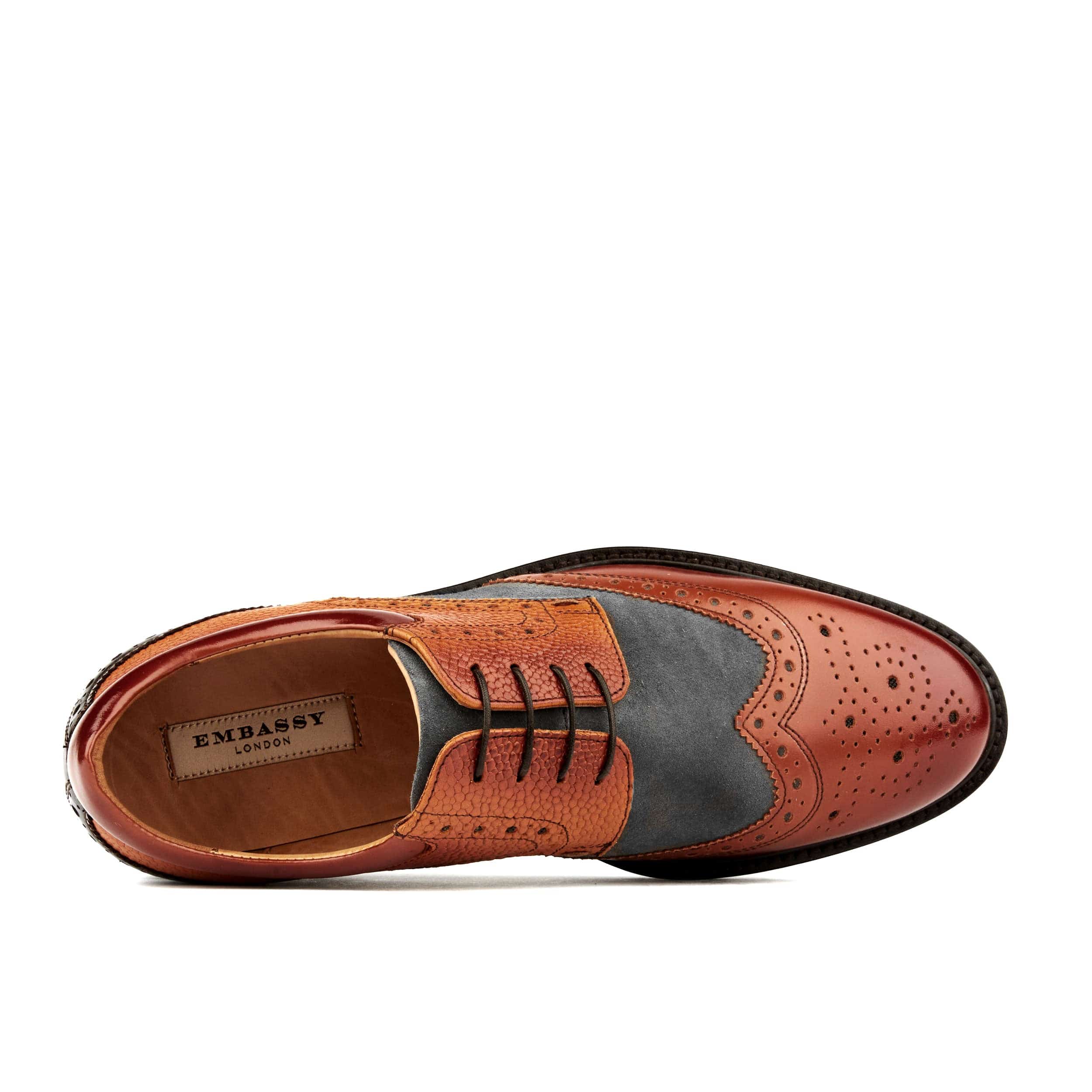 Toledo - Foxy - Men's leather & suede Oxford shoe