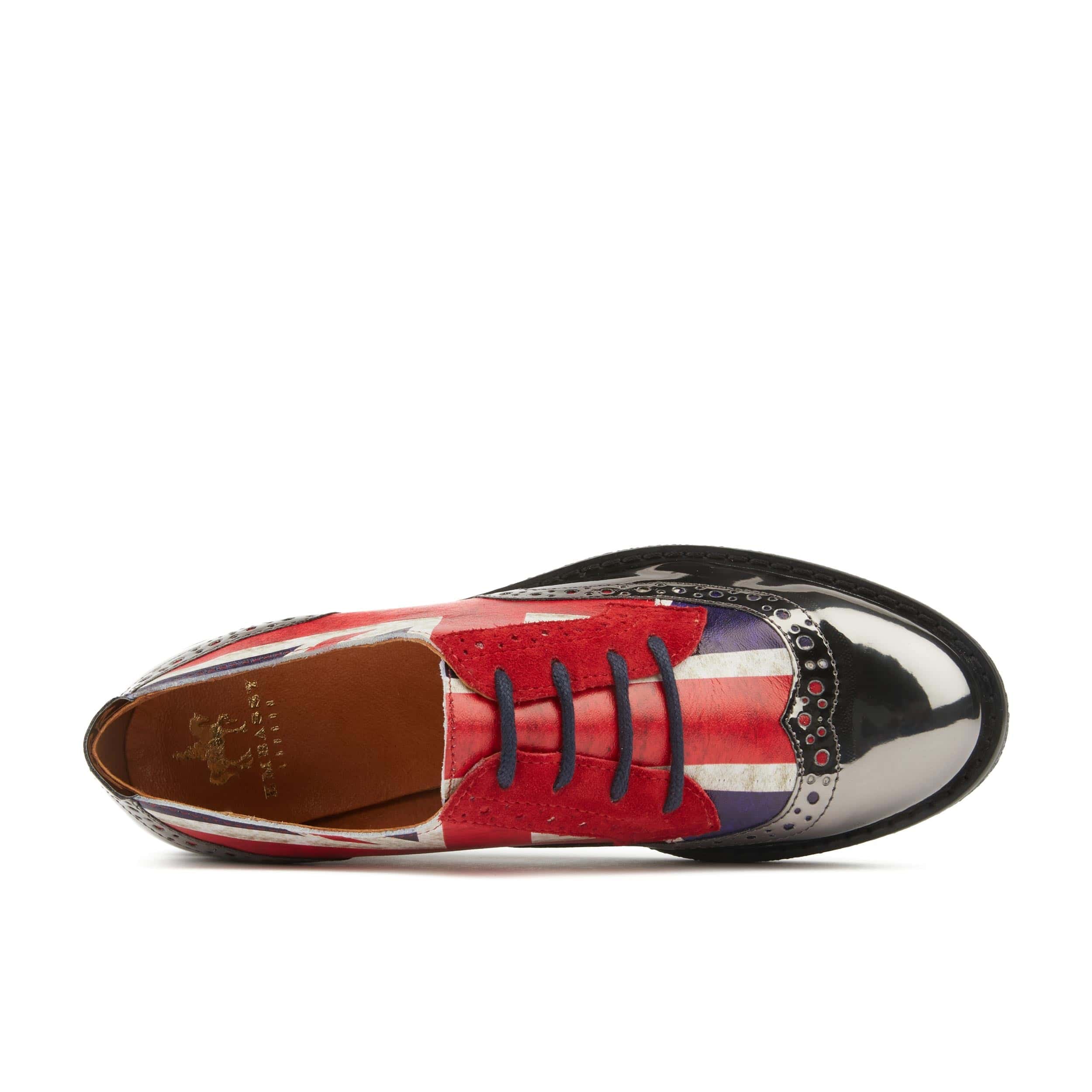 The Artist - Jubilee -Women's leather lace-up shoe with brogue detailing