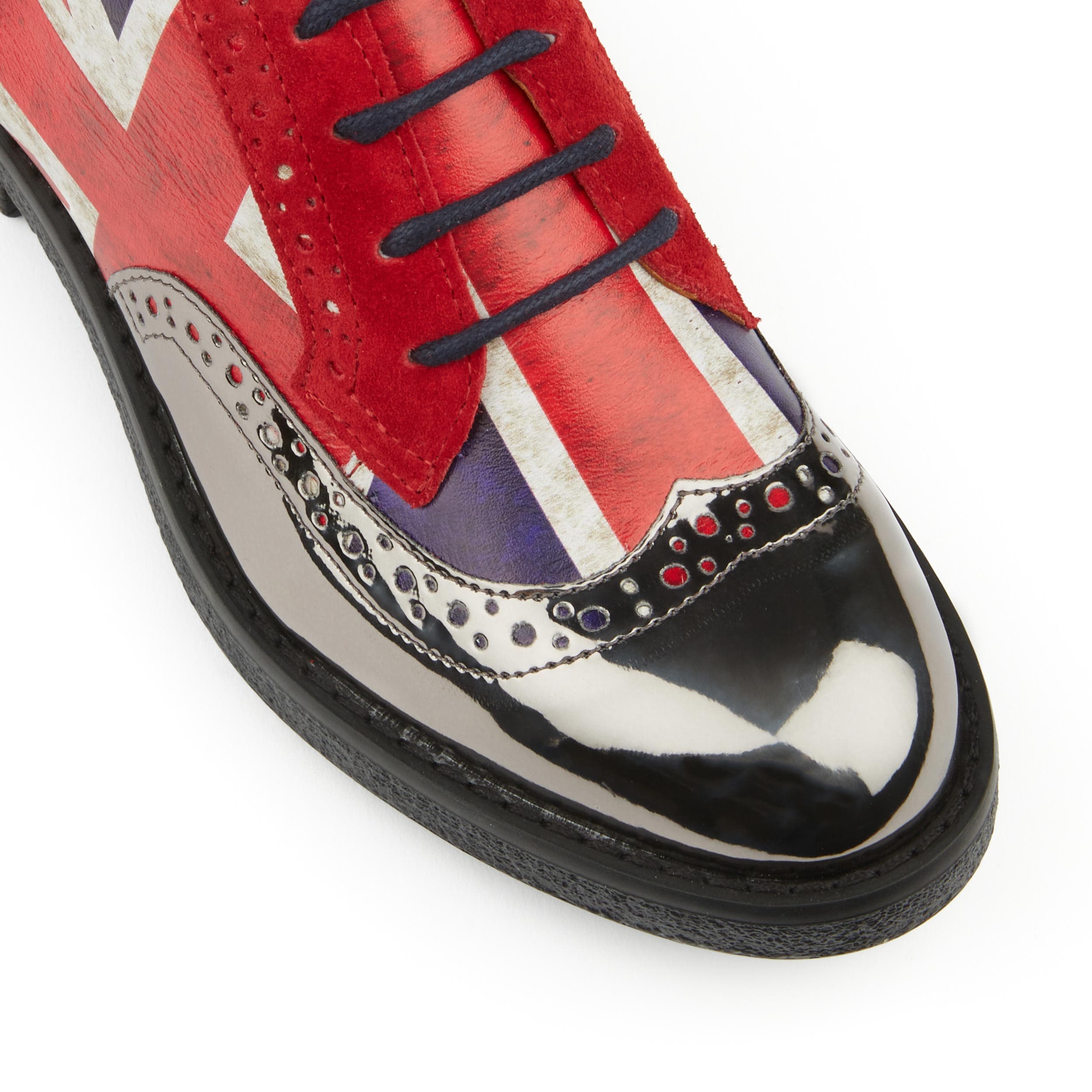 The Artist - Jubilee -Women's leather lace-up shoe with brogue detailing