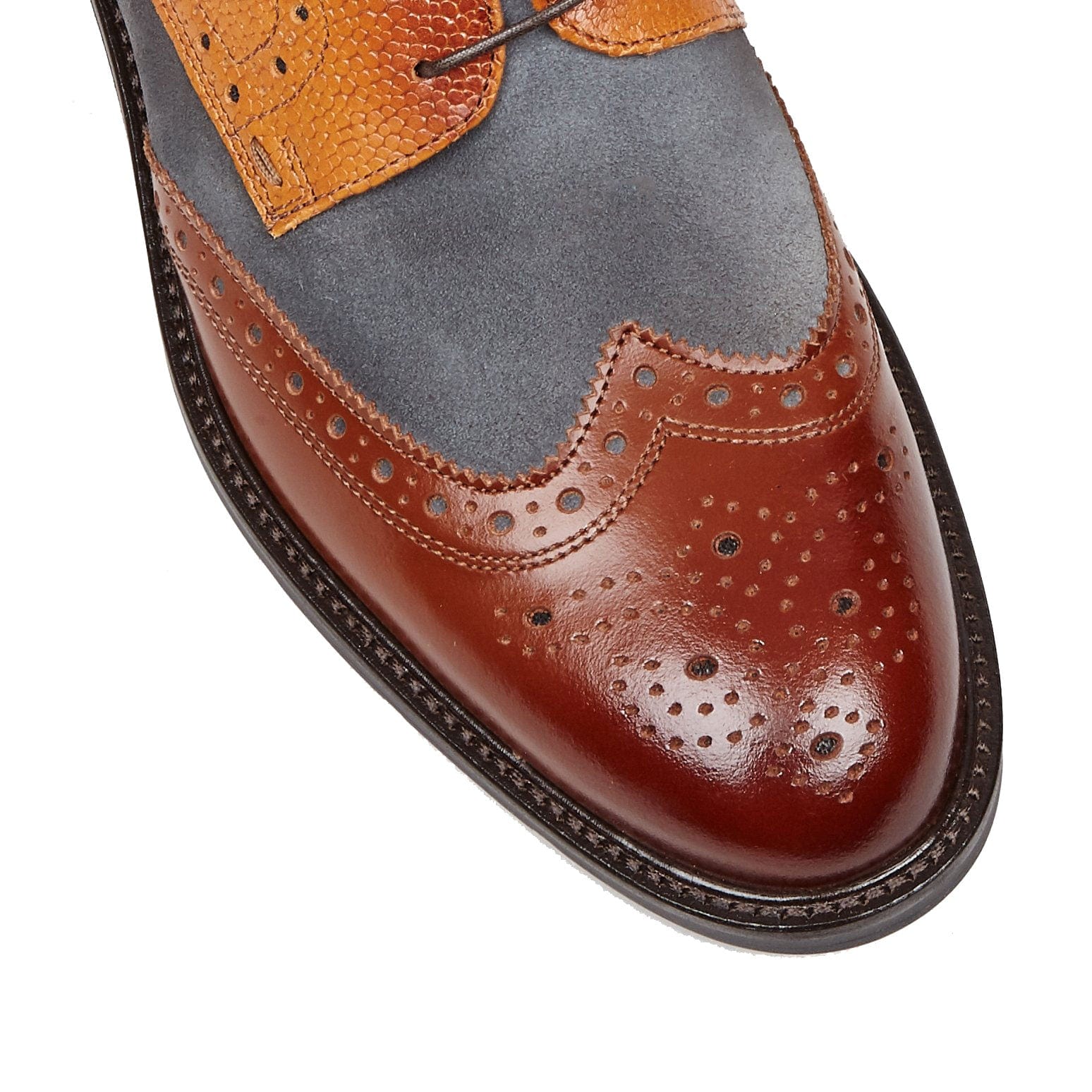 Toledo - Foxy - Men's leather & suede Oxford shoe