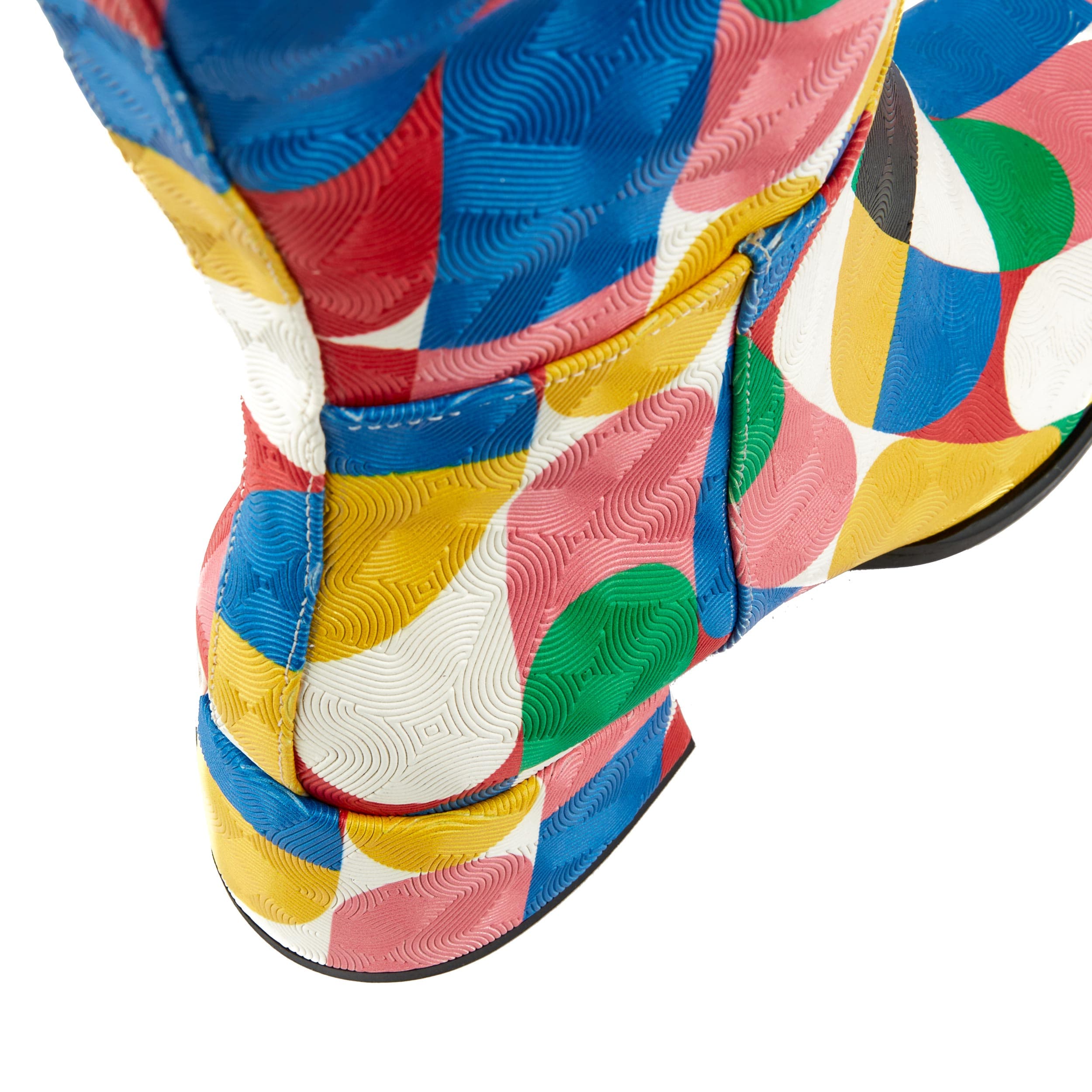 GoGo - Groovy - Women's Italian leather block heel colourful long boot