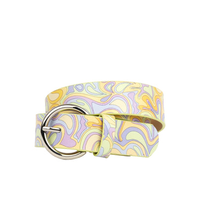 Emma - Pastel Paisley - Women's Italian leather belt