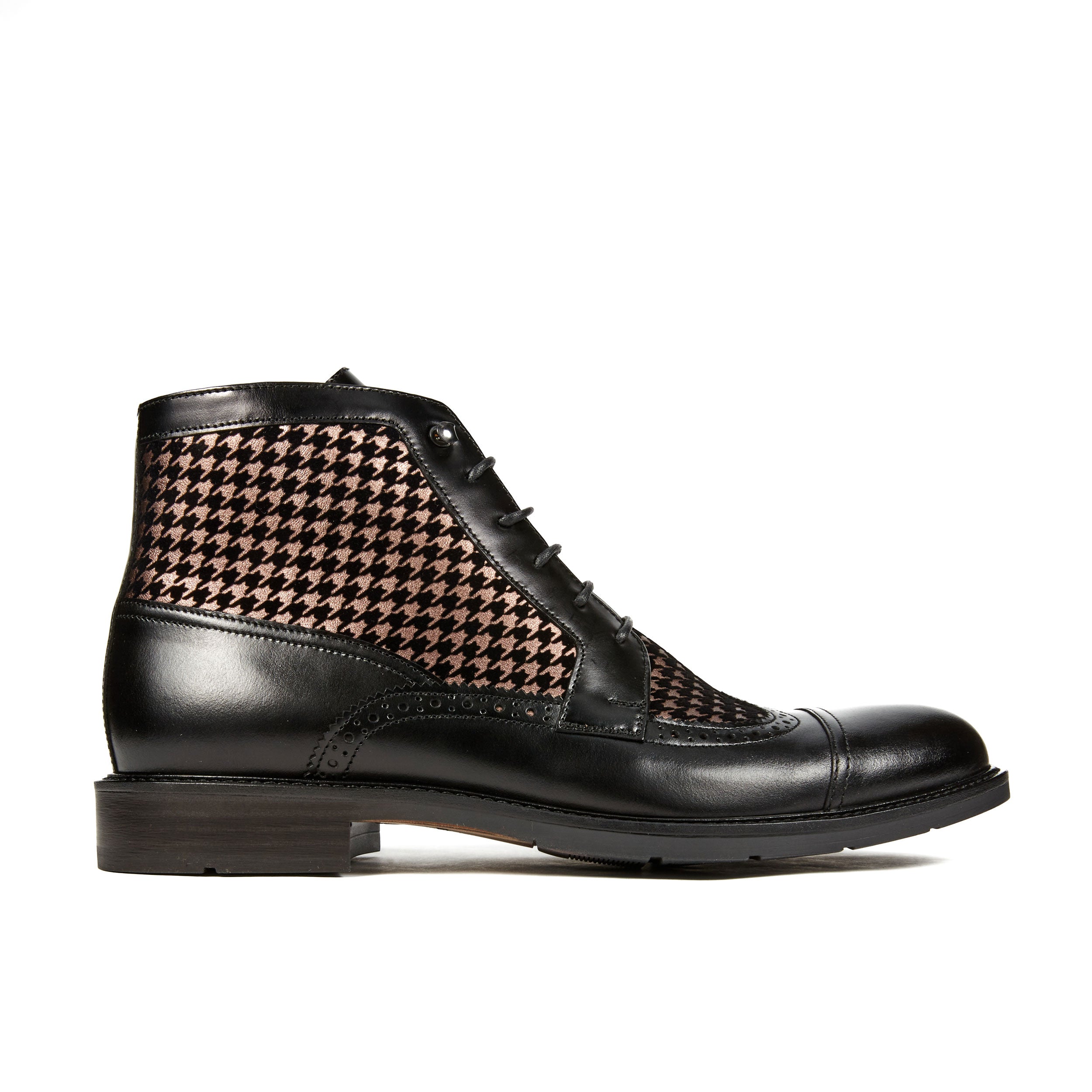 Charles - Black Houndstooth