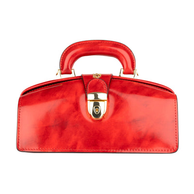 Gazelle - Red - Women’s patent leather top handle & crossbody bag