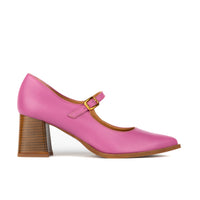 Hyde - Pink - Women's Leather Mary Jane Pump
