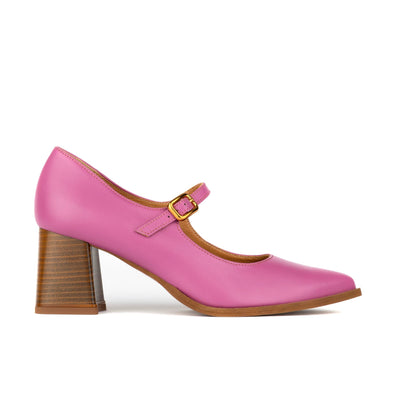 Hyde - Pink - Women's Leather Mary Jane Pump