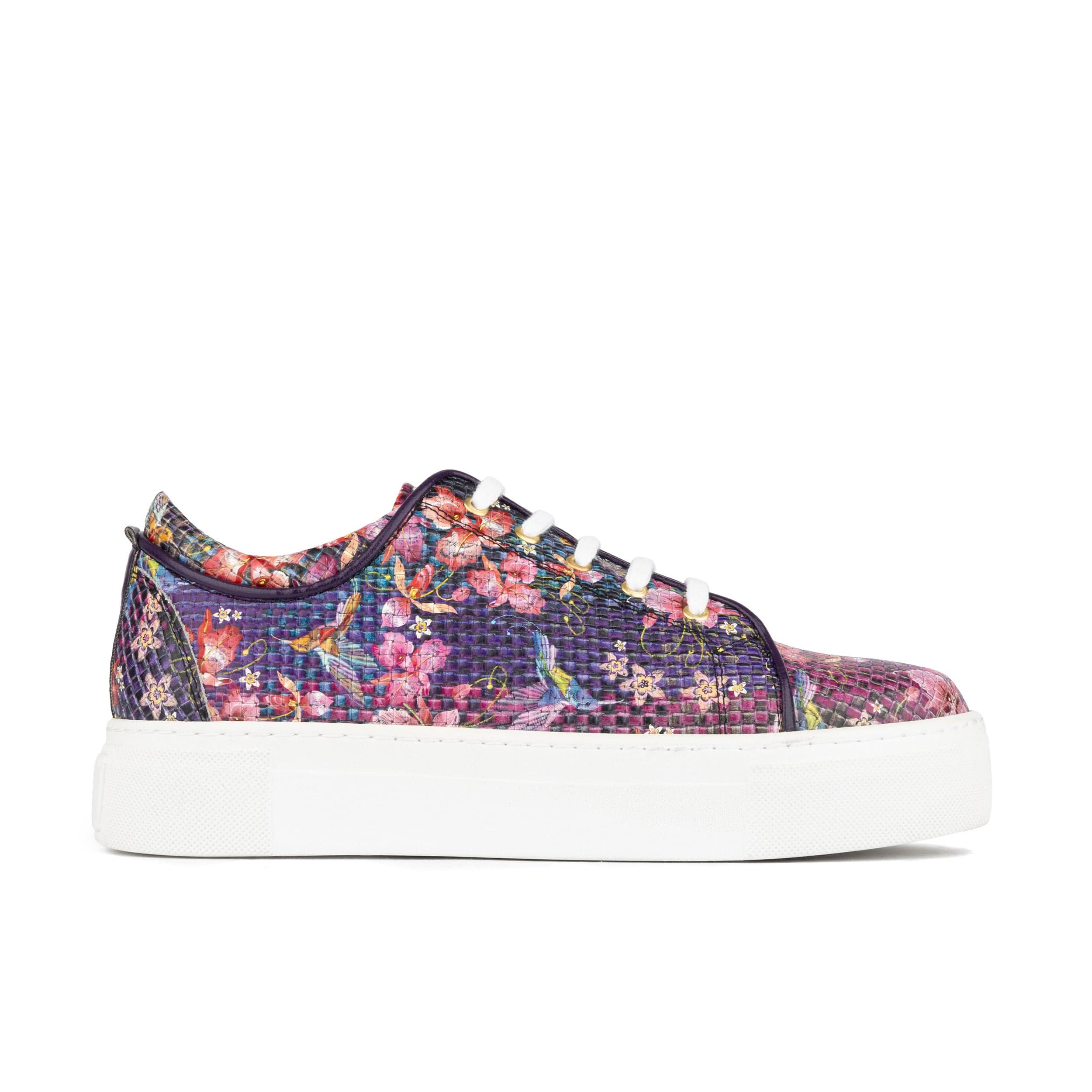 Camila - Hummingbird - Women’s Chunky Leather Platform Trainer