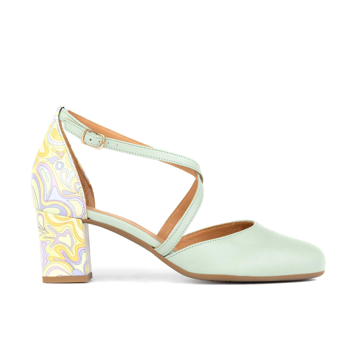 Embassy 3 Inch Embassy London Women's Dannii 2.4-Inch Block Heel Closed-Toe Sandal in ...