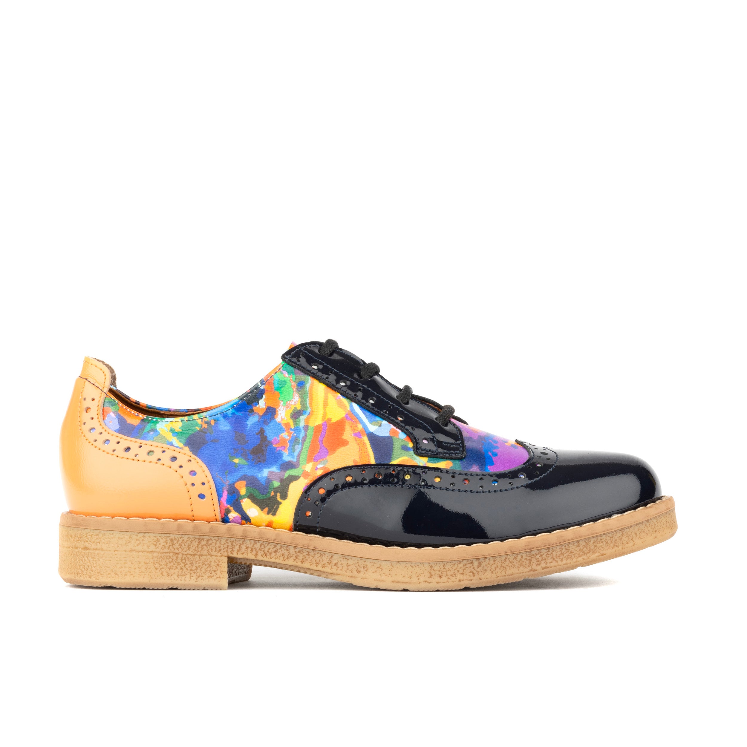 The Artist - Summer Colours - Women's derby leather shoe in vibrant colour