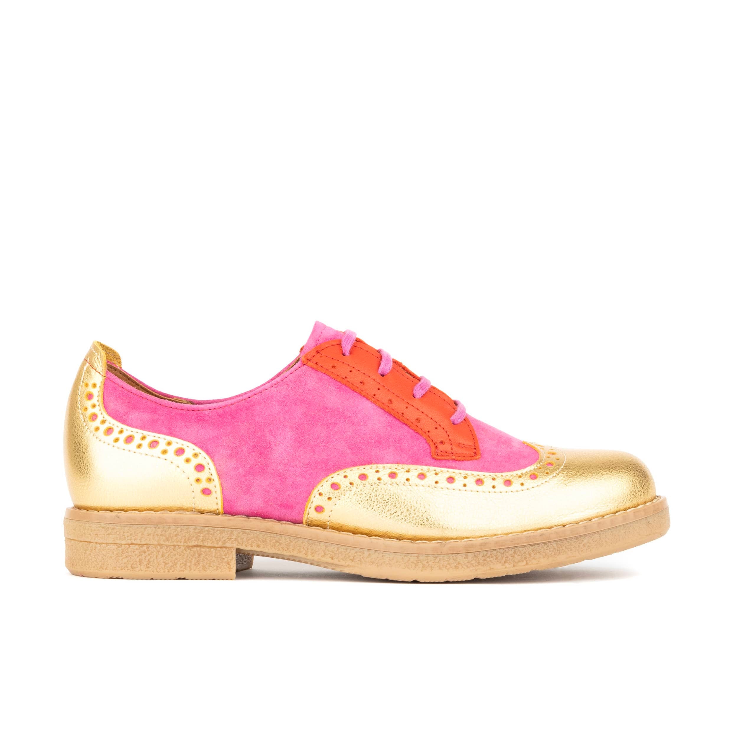The Artist - Ultra Glam - Women's leather lace-up shoe with brogue detailing