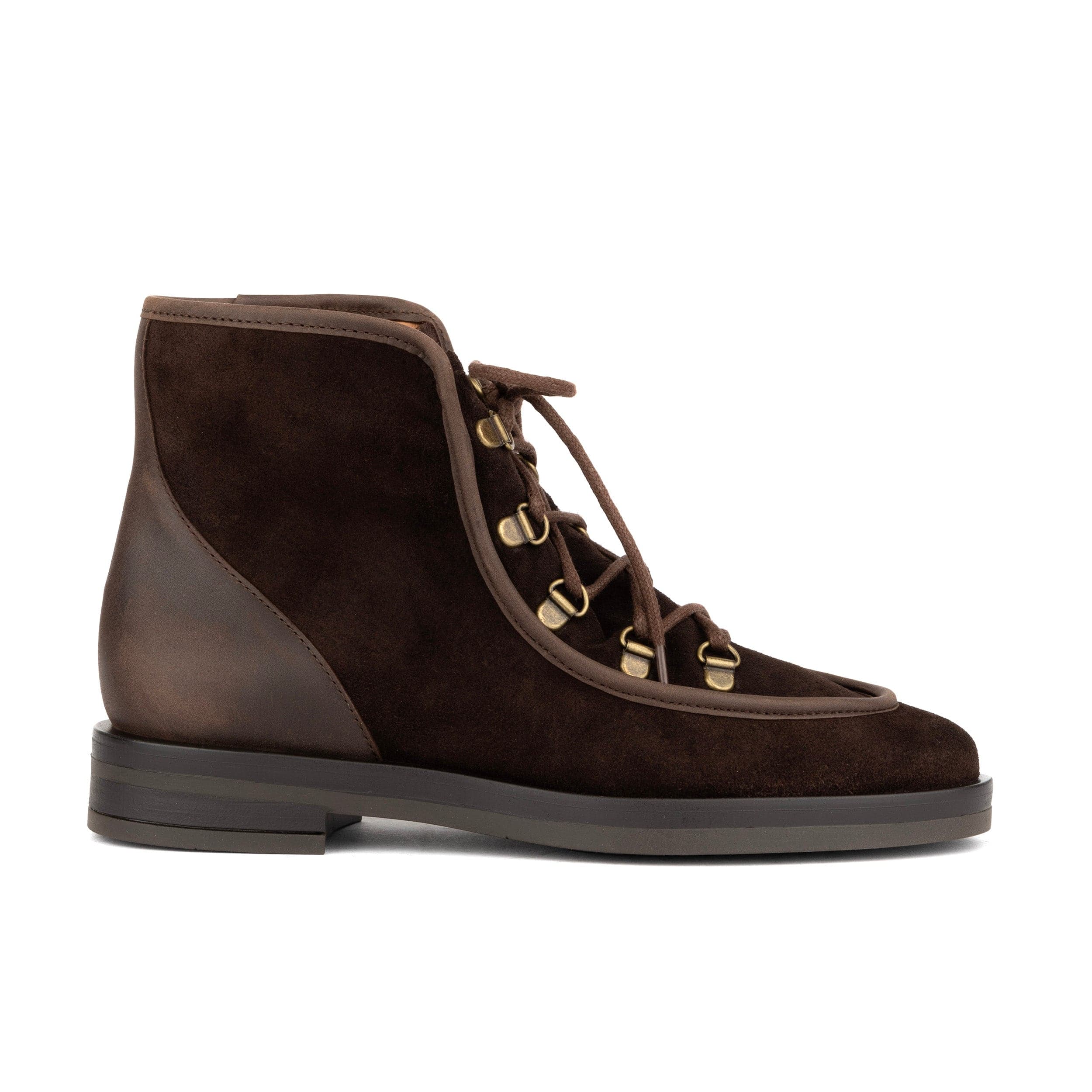 Embassy London Women's Hedera Hiking Style Alpine Boot in Dark