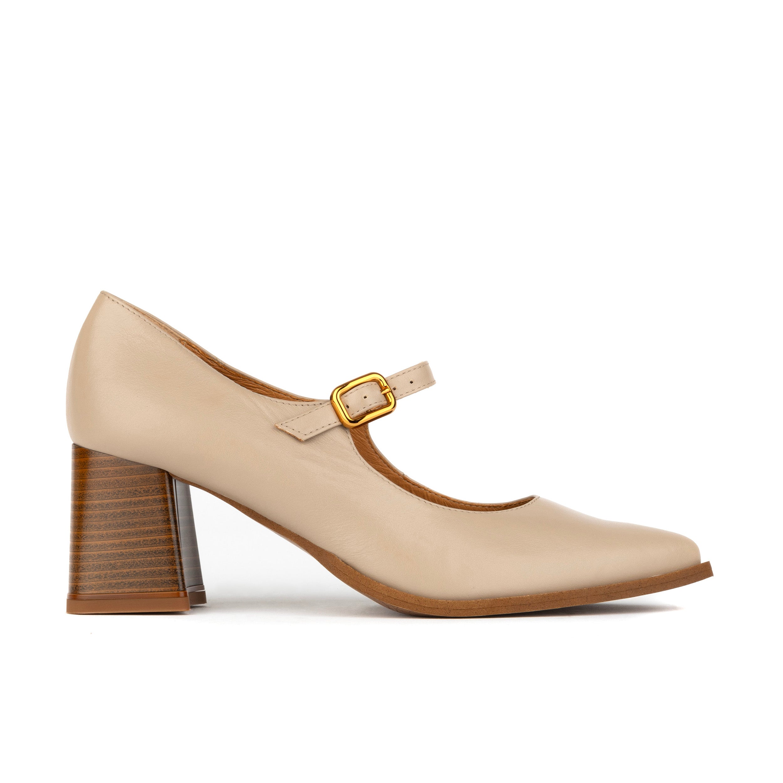 Hyde - Brown - Women's Leather Mary Jane Pump