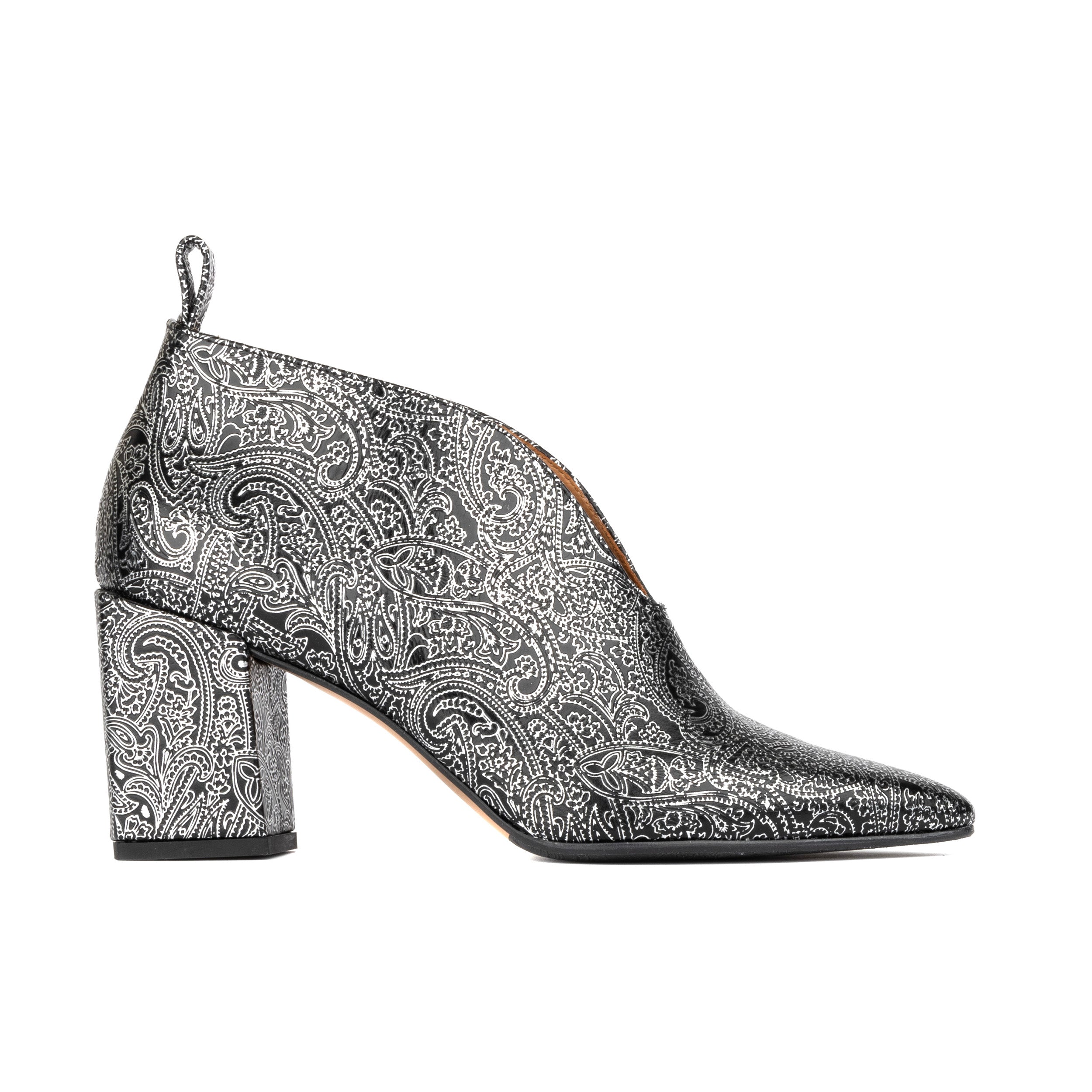 Silver block heel ankle boots online