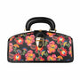 Gazelle - Red Flowers - Women’s patent leather top handle & crossbody bag