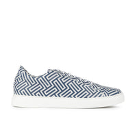 Fortune - Maze Print - Men's Leather Trainer