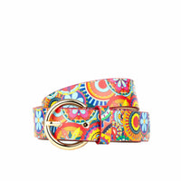 Emma - Signature Print - Women's Italian leather belt in signature print