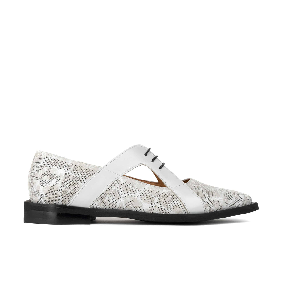 Embassy London Women’s Harlowe Sculptural Cutout Lightweight Lace Up ...